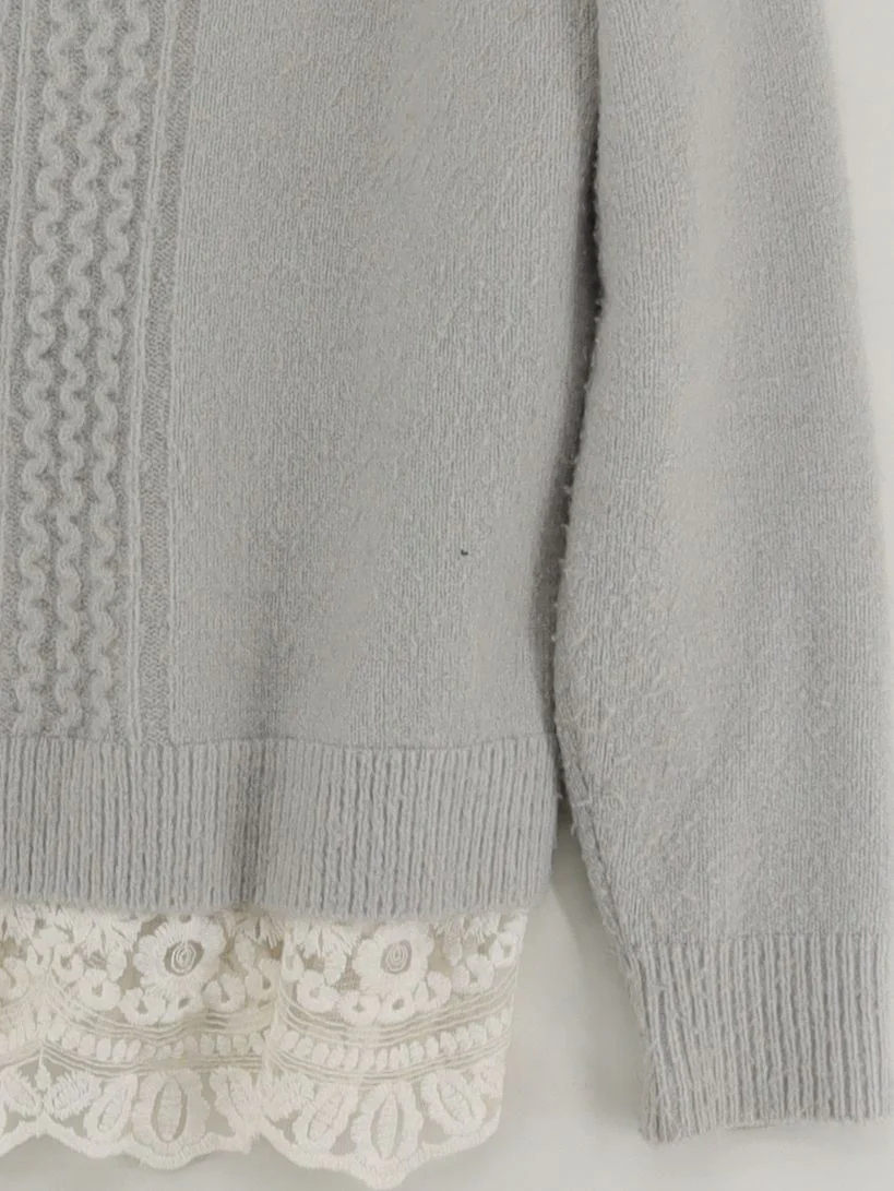 Mint Velvet Women's Jumper UK 14 Grey Acrylic - Image 4