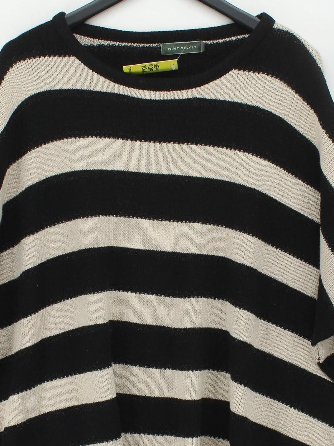 Mint Velvet Women's Jumper UK 16 Black Polyester - Image 3