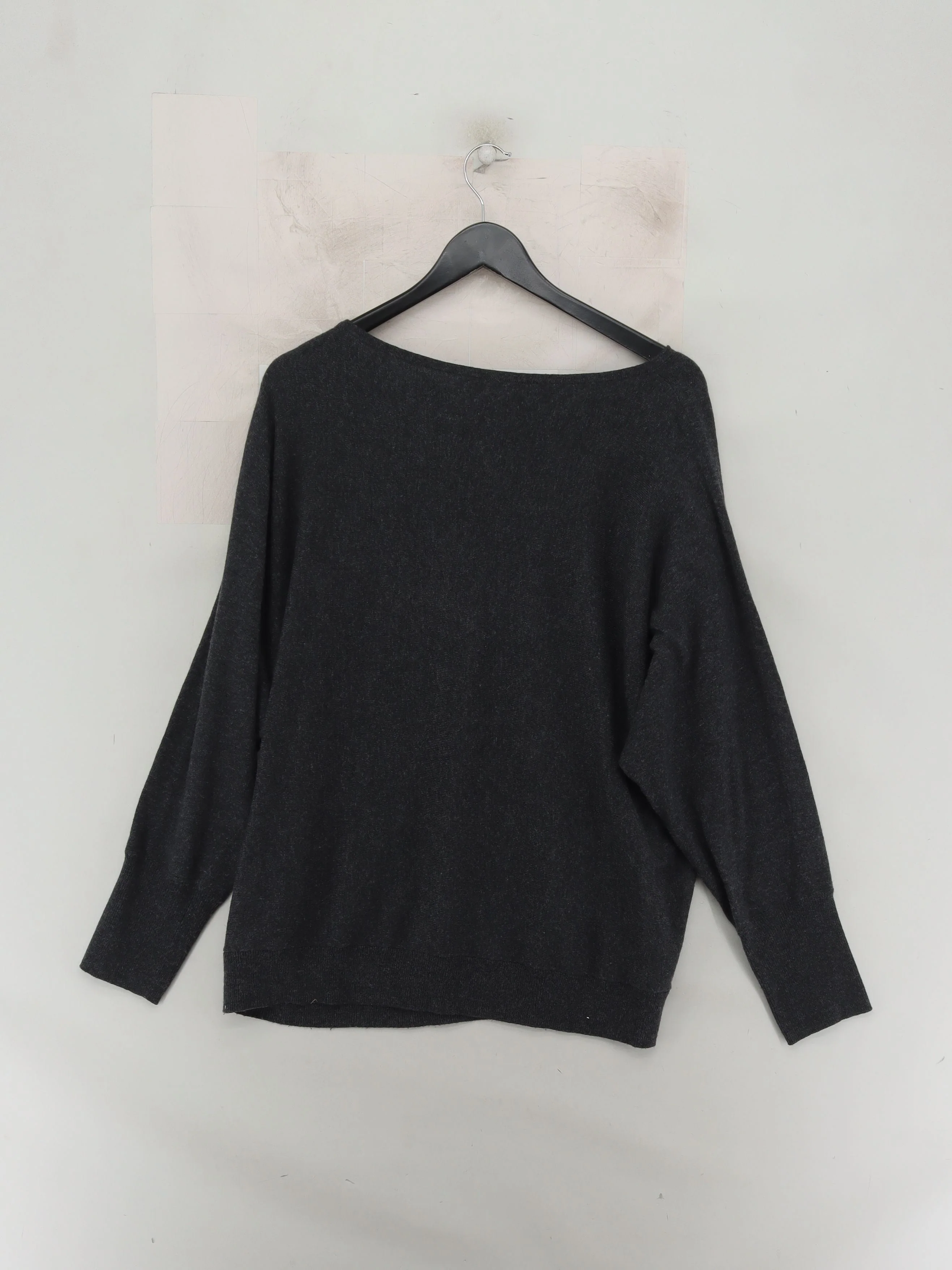 Mint Velvet Women's Jumper UK 16 Grey Cotton - Image 2
