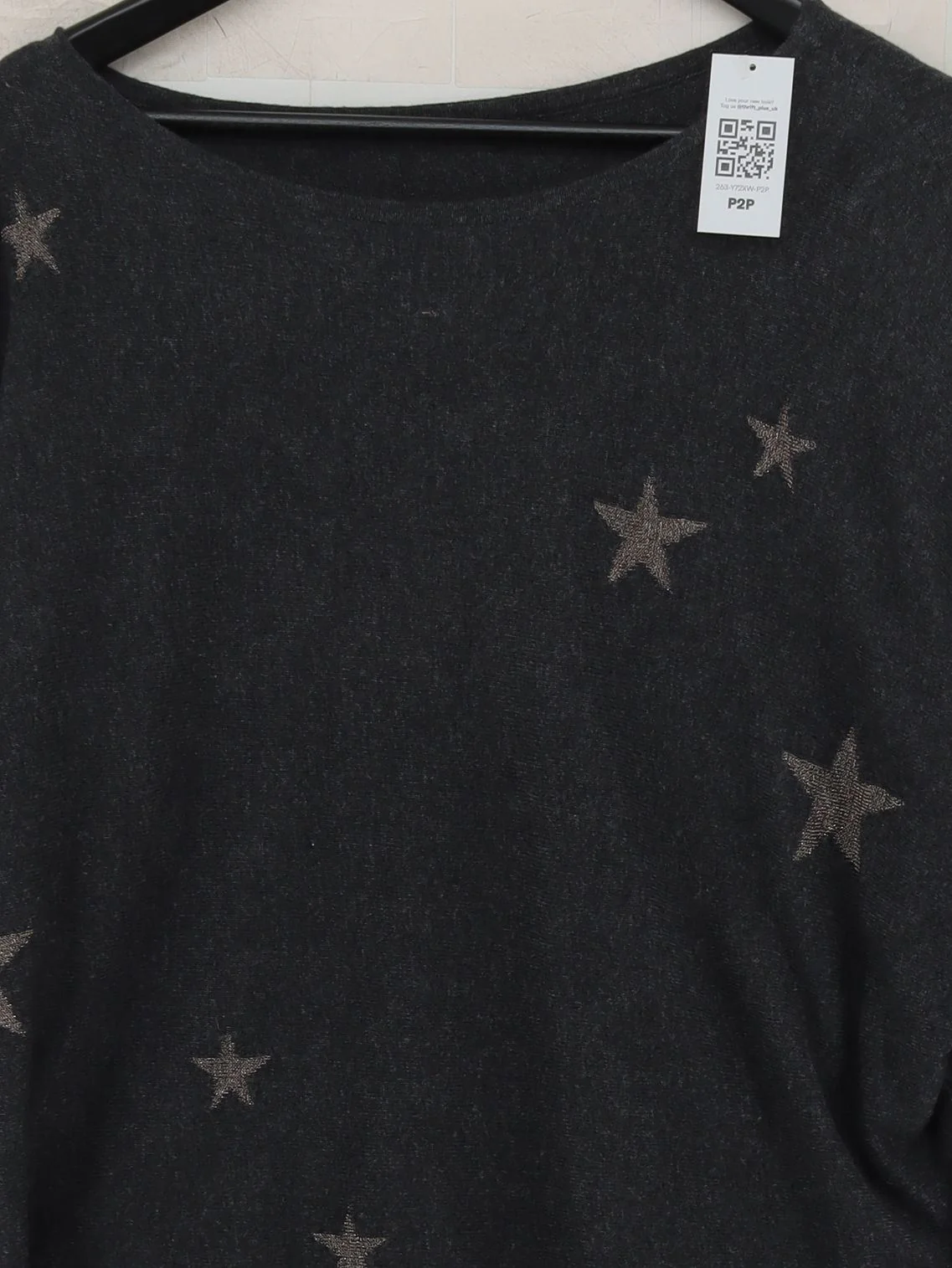 Mint Velvet Women's Jumper UK 16 Grey Cotton - Image 3