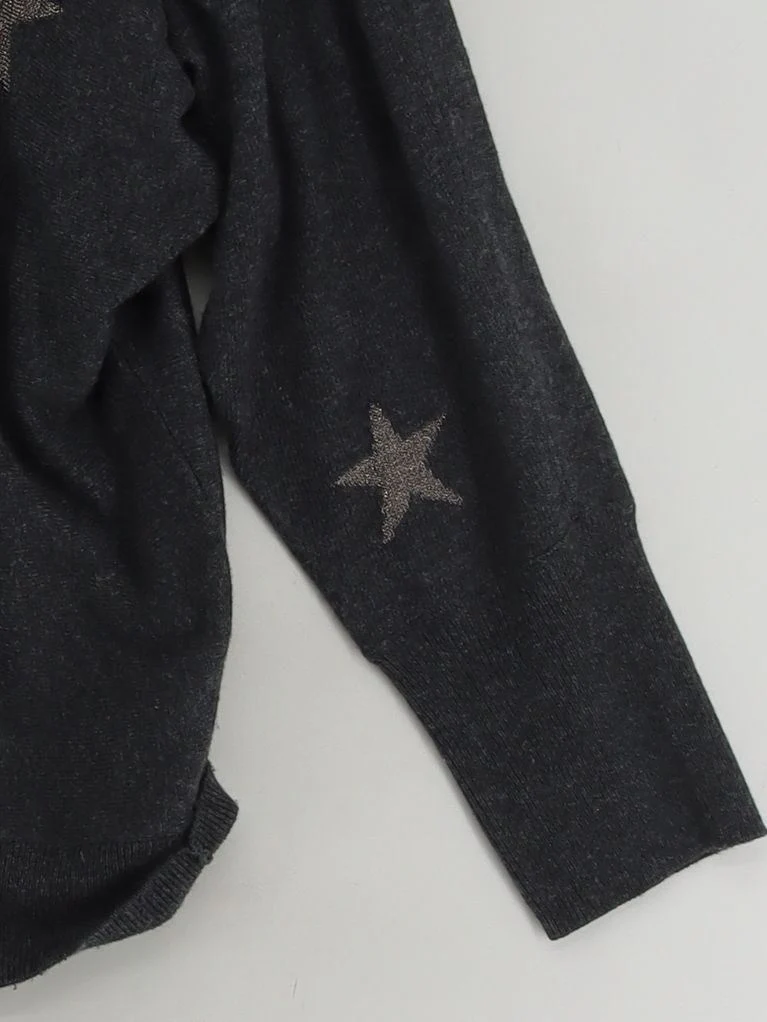Mint Velvet Women's Jumper UK 16 Grey Cotton - Image 4