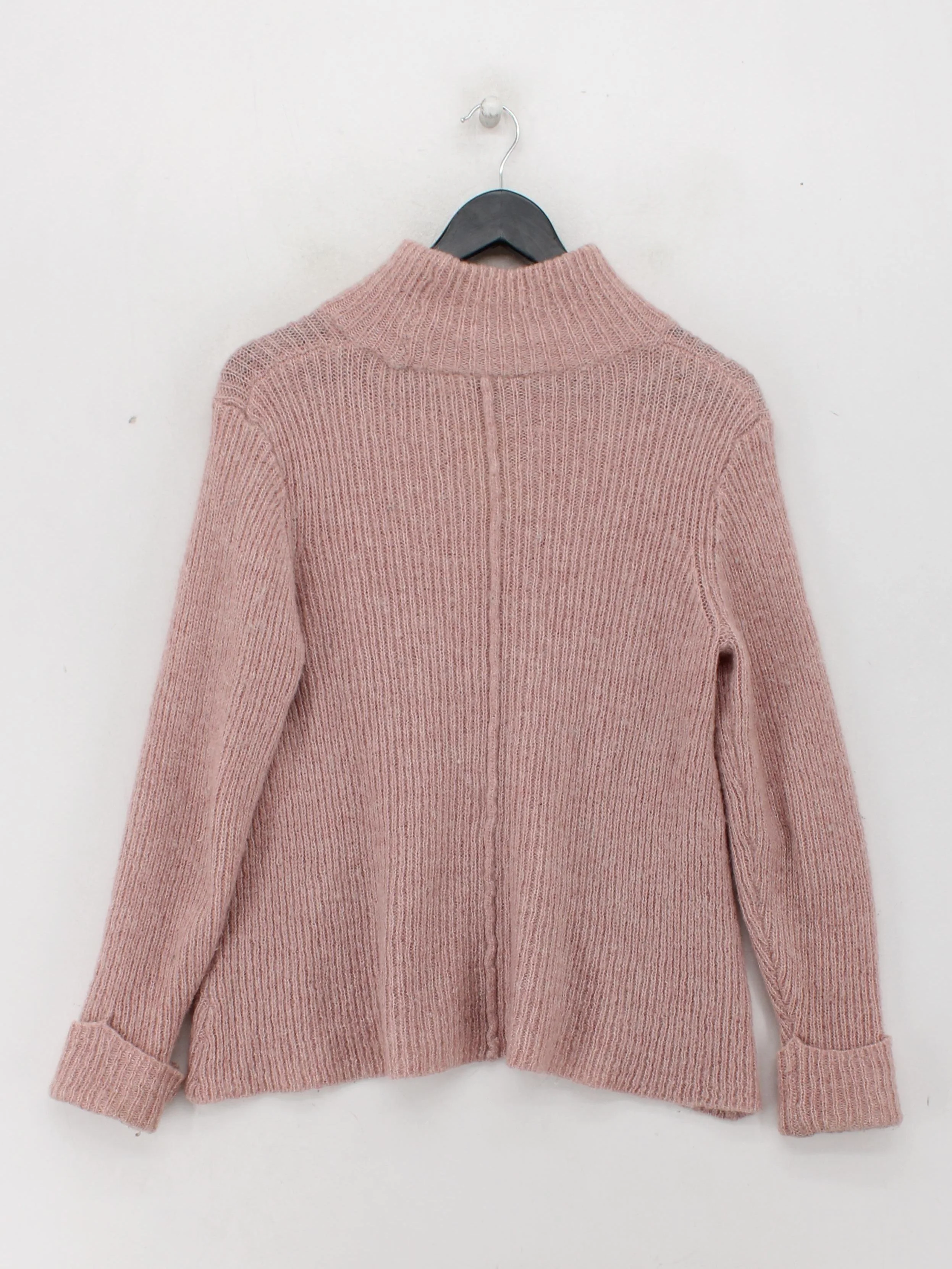 Mint Velvet Women's Jumper UK 8 Pink Mohair with Wool, Nylon, Acrylic Pullover - Image 2