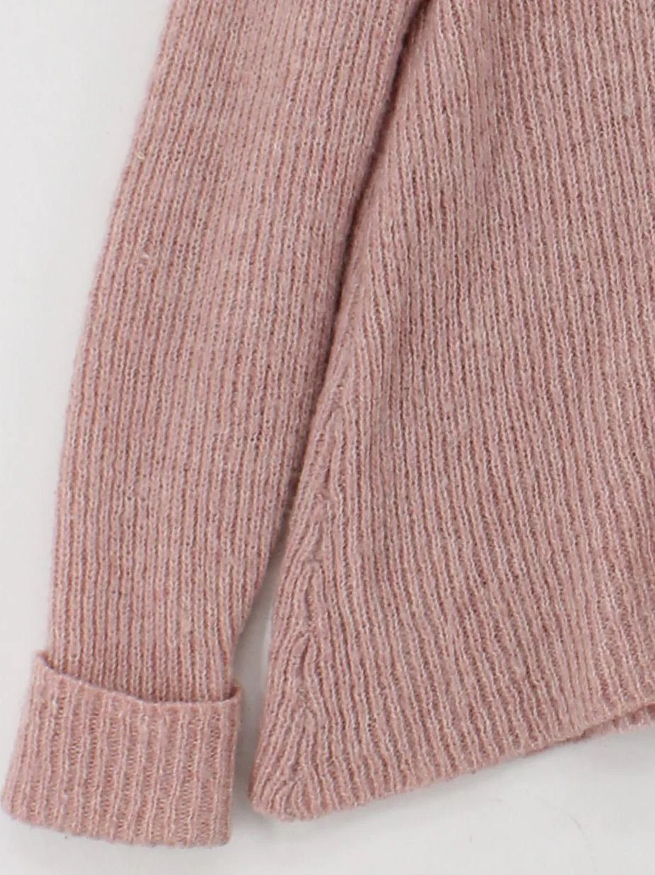 Mint Velvet Women's Jumper UK 8 Pink Mohair with Wool, Nylon, Acrylic Pullover - Image 4
