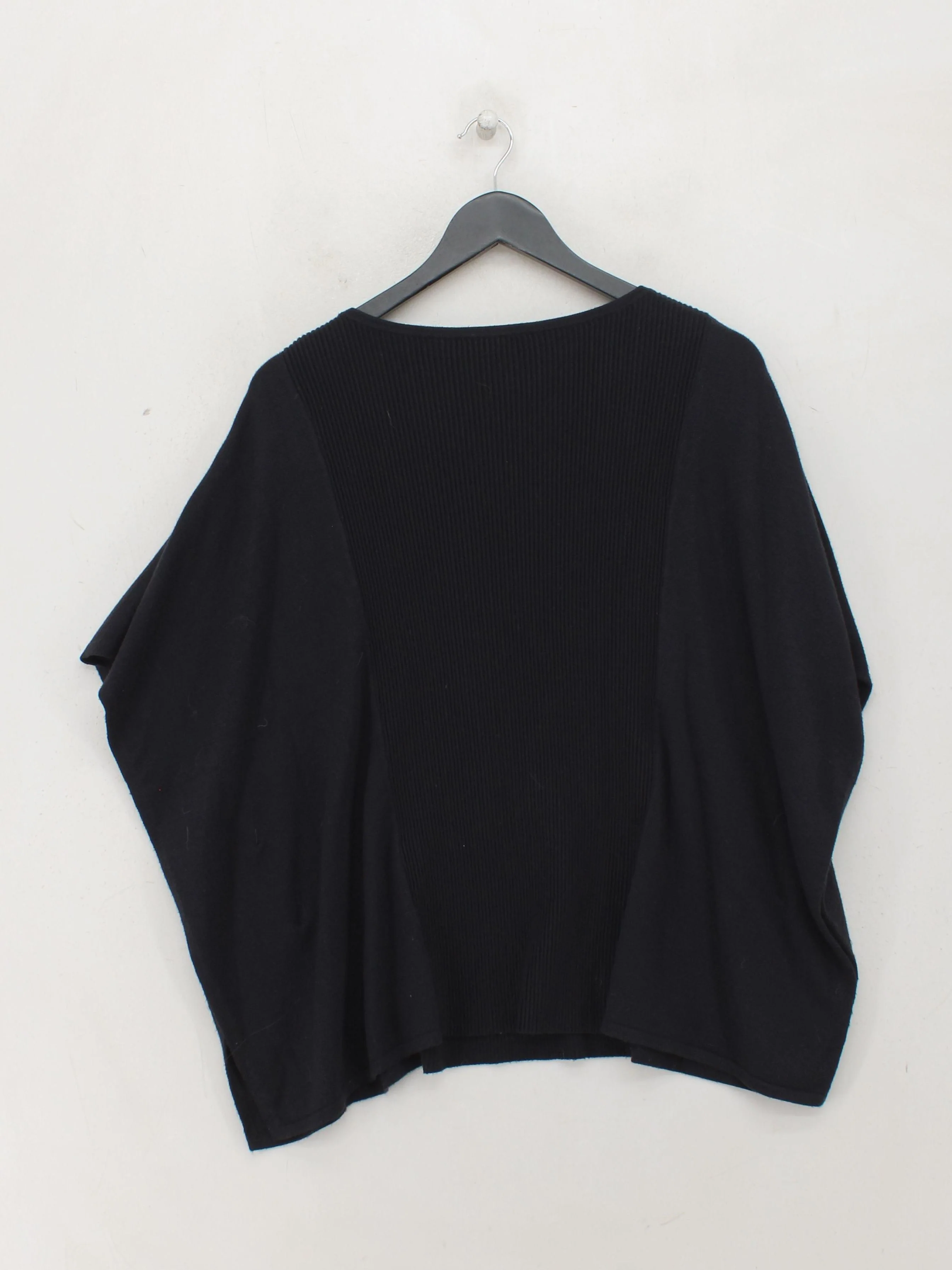 Mint Velvet Women's Jumper XS Black Viscose with Polyamide Round Neck Pullover - Image 2
