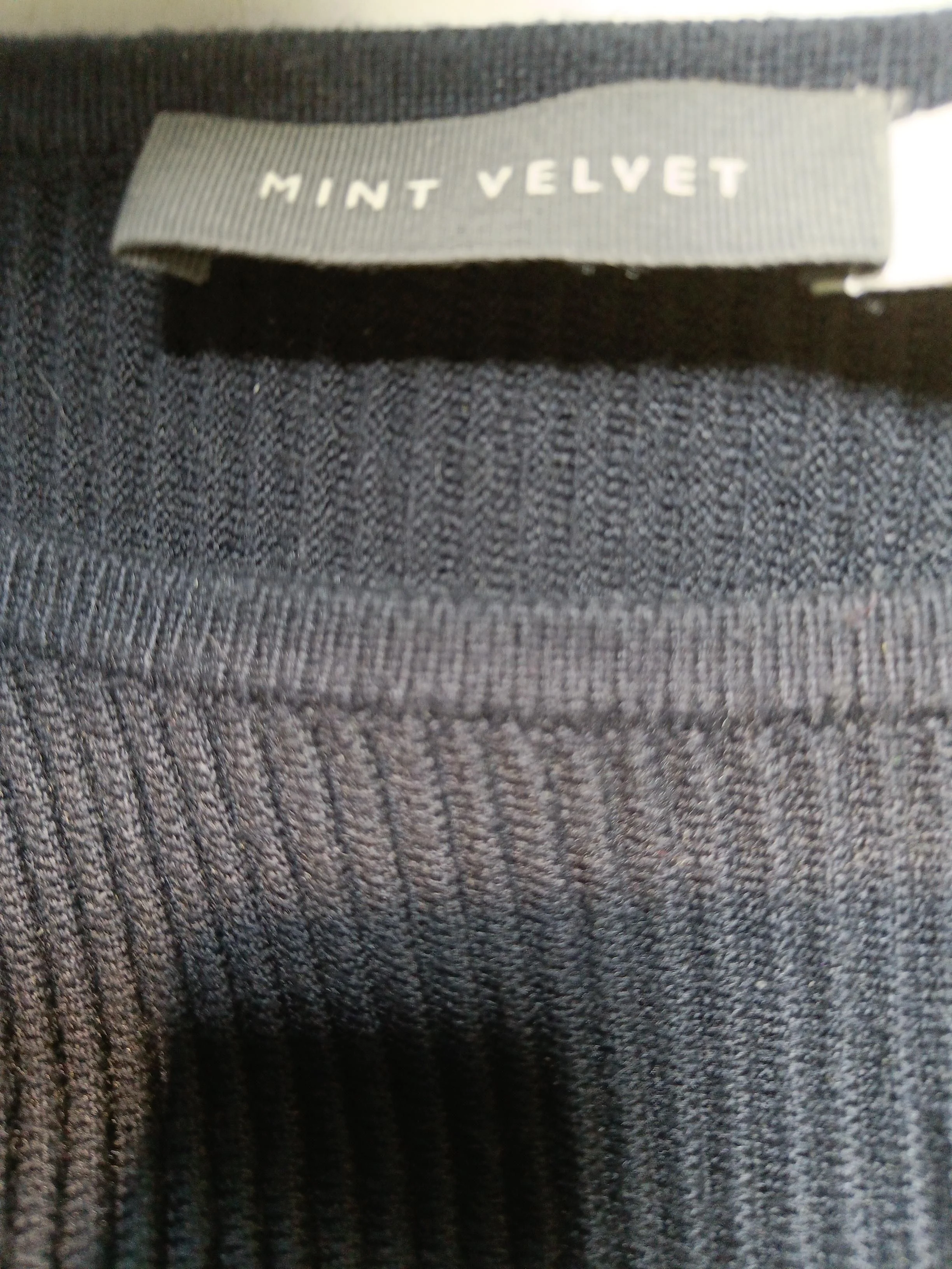 Mint Velvet Women's Jumper XS Black Viscose with Polyamide Round Neck Pullover - Image 5