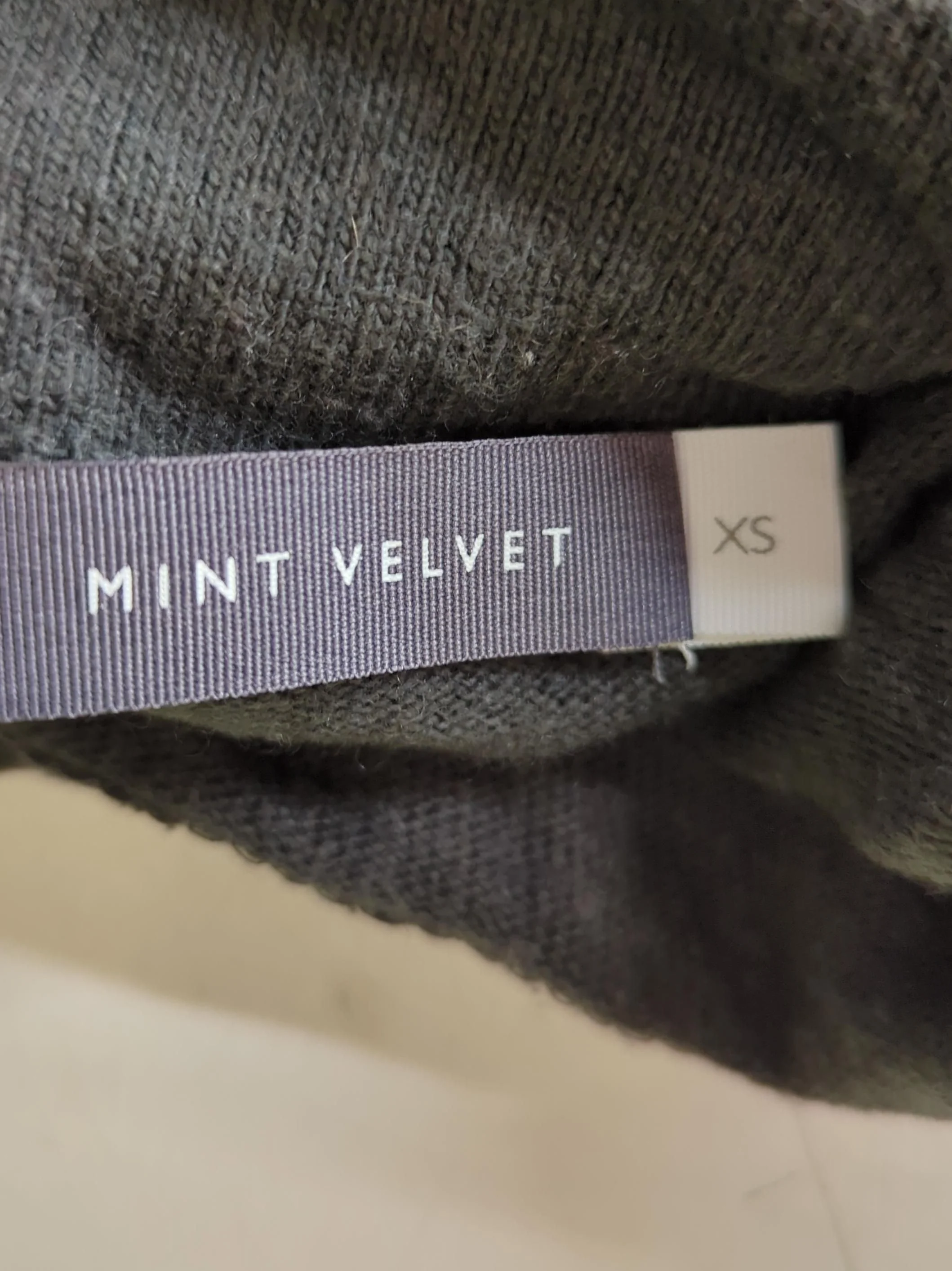 Mint Velvet Women's Jumper XS Green Graphic 100% Other High Neck Pullover - Image 5