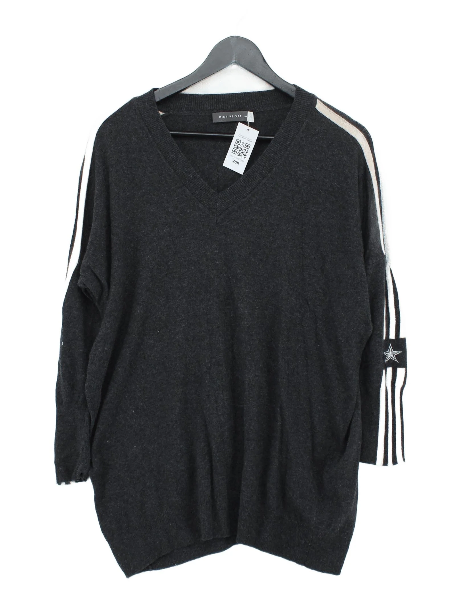 Mint Velvet Women's Jumper XS Grey Cotton