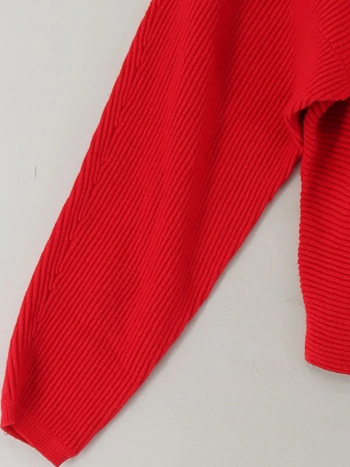 Mint Velvet Women's Jumper XS Red Viscose with Polyamide Roll Neck Pullover - Image 4