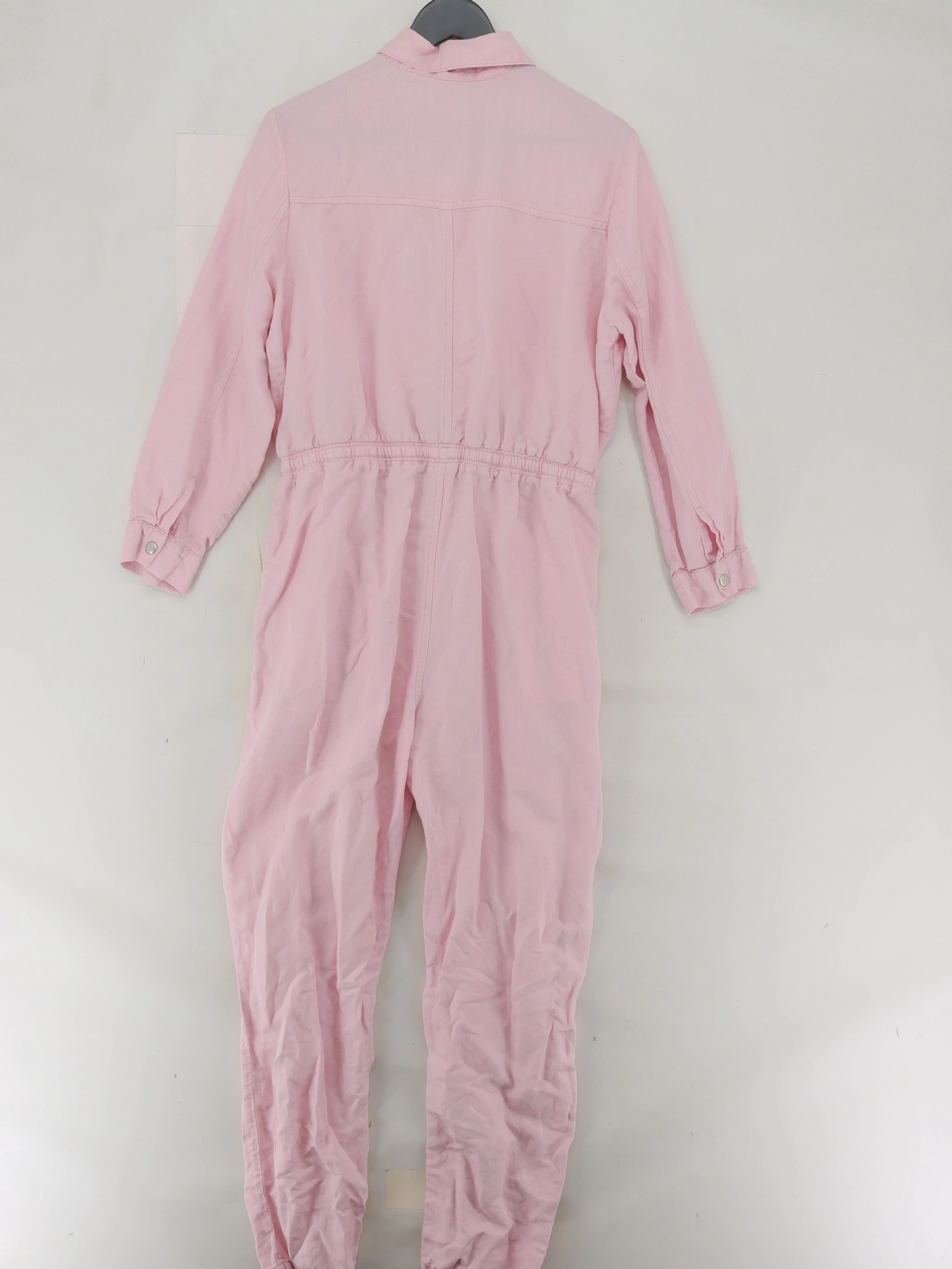 Mint Velvet Women's Jumpsuit UK 14 Pink Linen with Cotton Straight Jumpsuit - Image 2