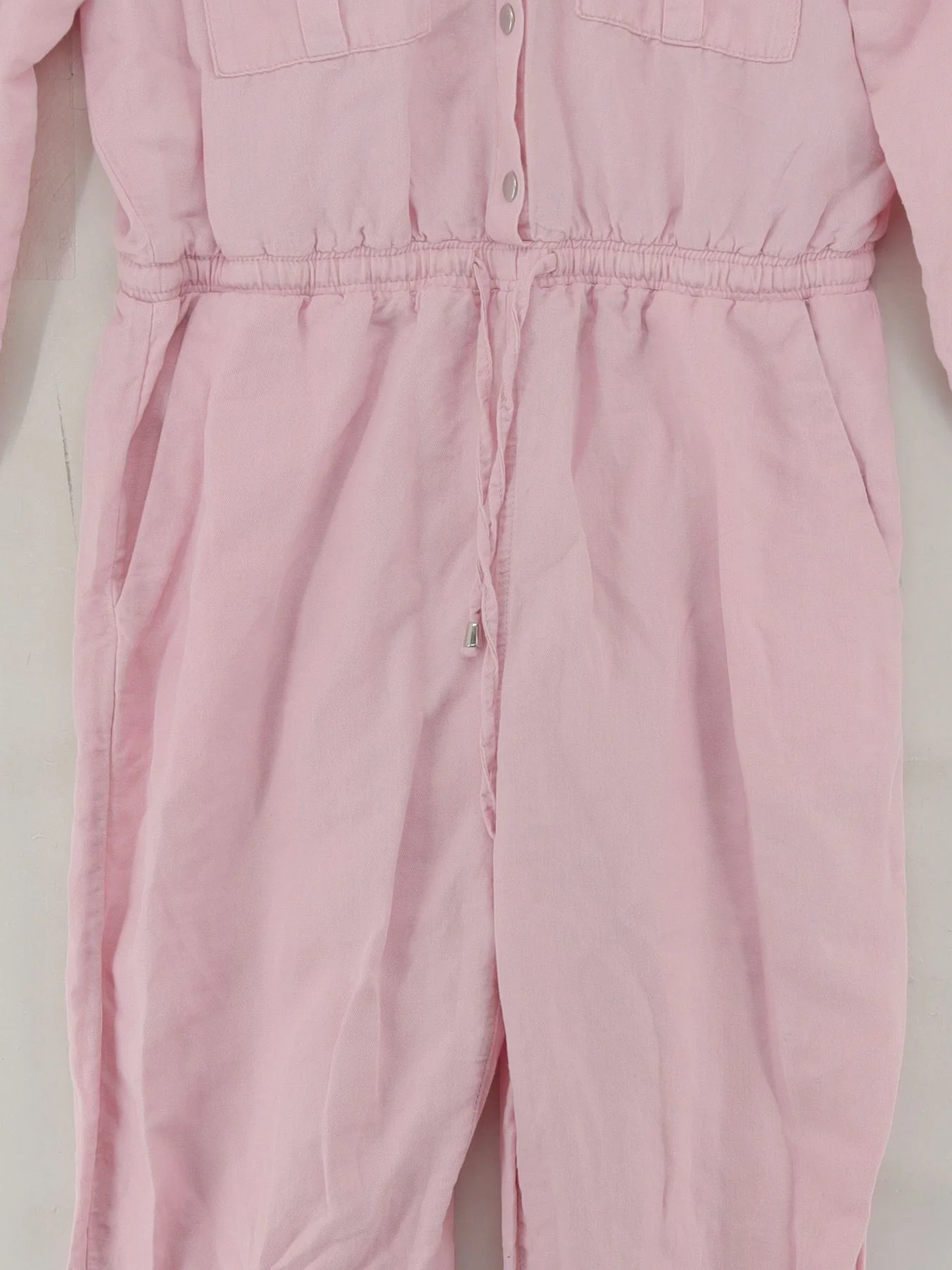 Mint Velvet Women's Jumpsuit UK 14 Pink Linen with Cotton Straight Jumpsuit - Image 3