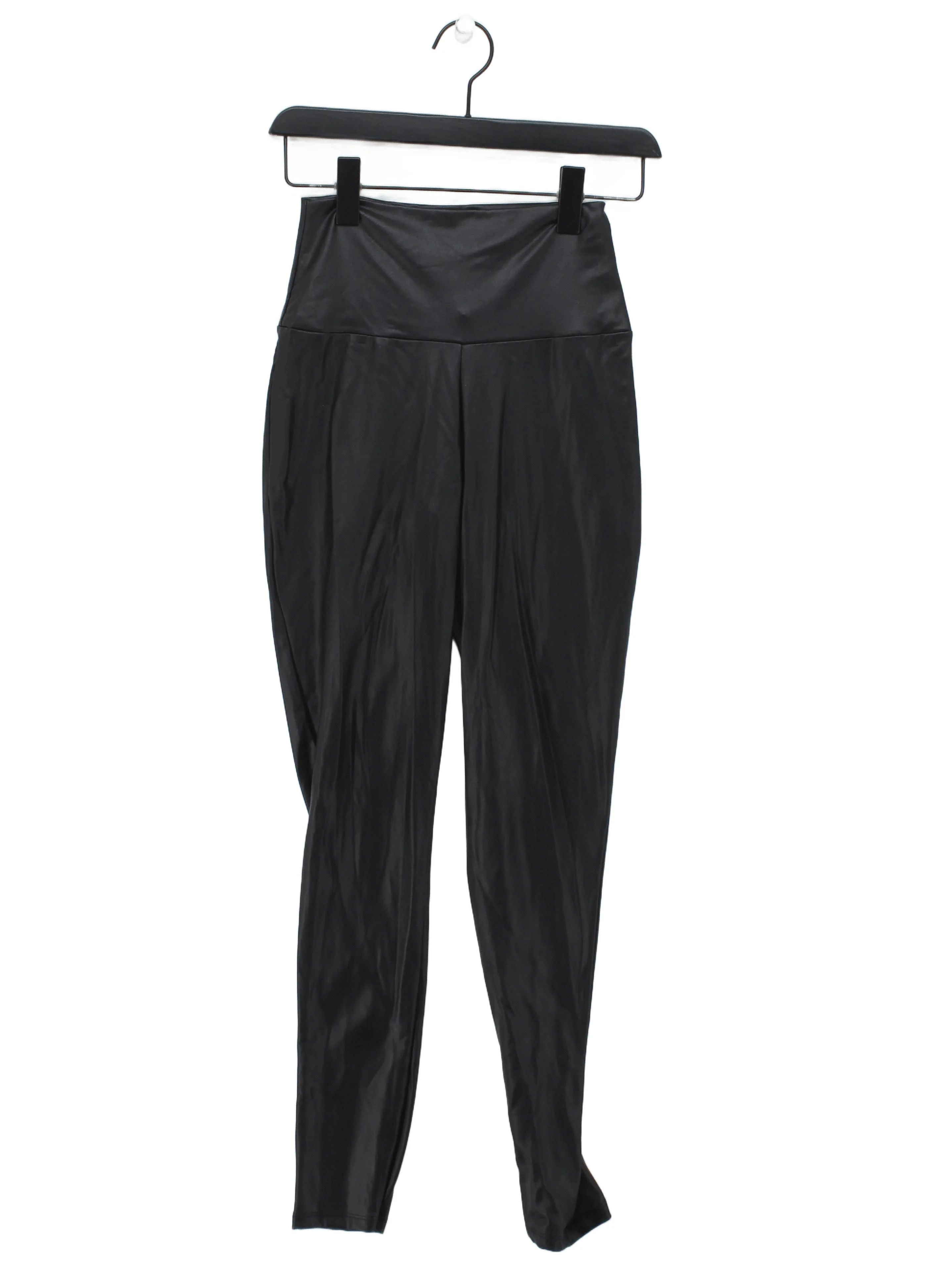 Mint Velvet Women's Leggings S Black Polyester with Elastane Full length