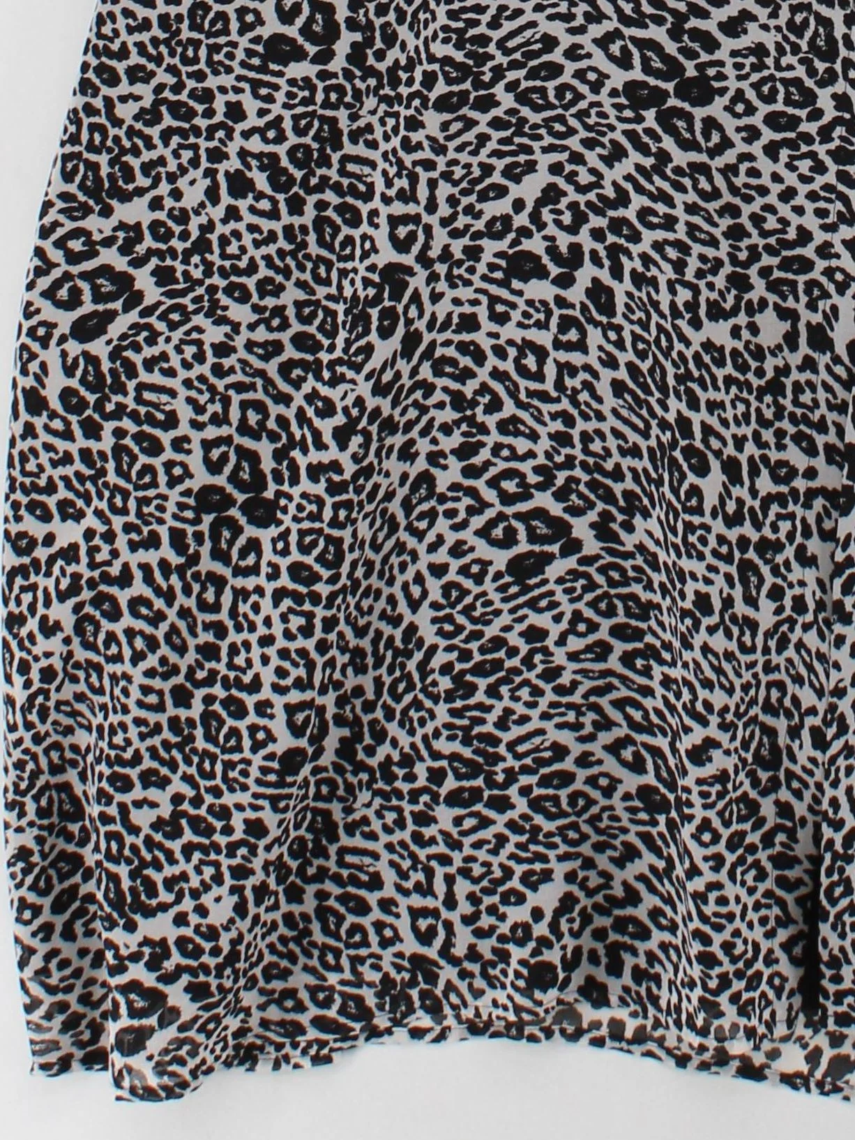 Mint Velvet Women's Maxi Skirt L Grey Animal Print 100% Other Long Maxi - Image 4