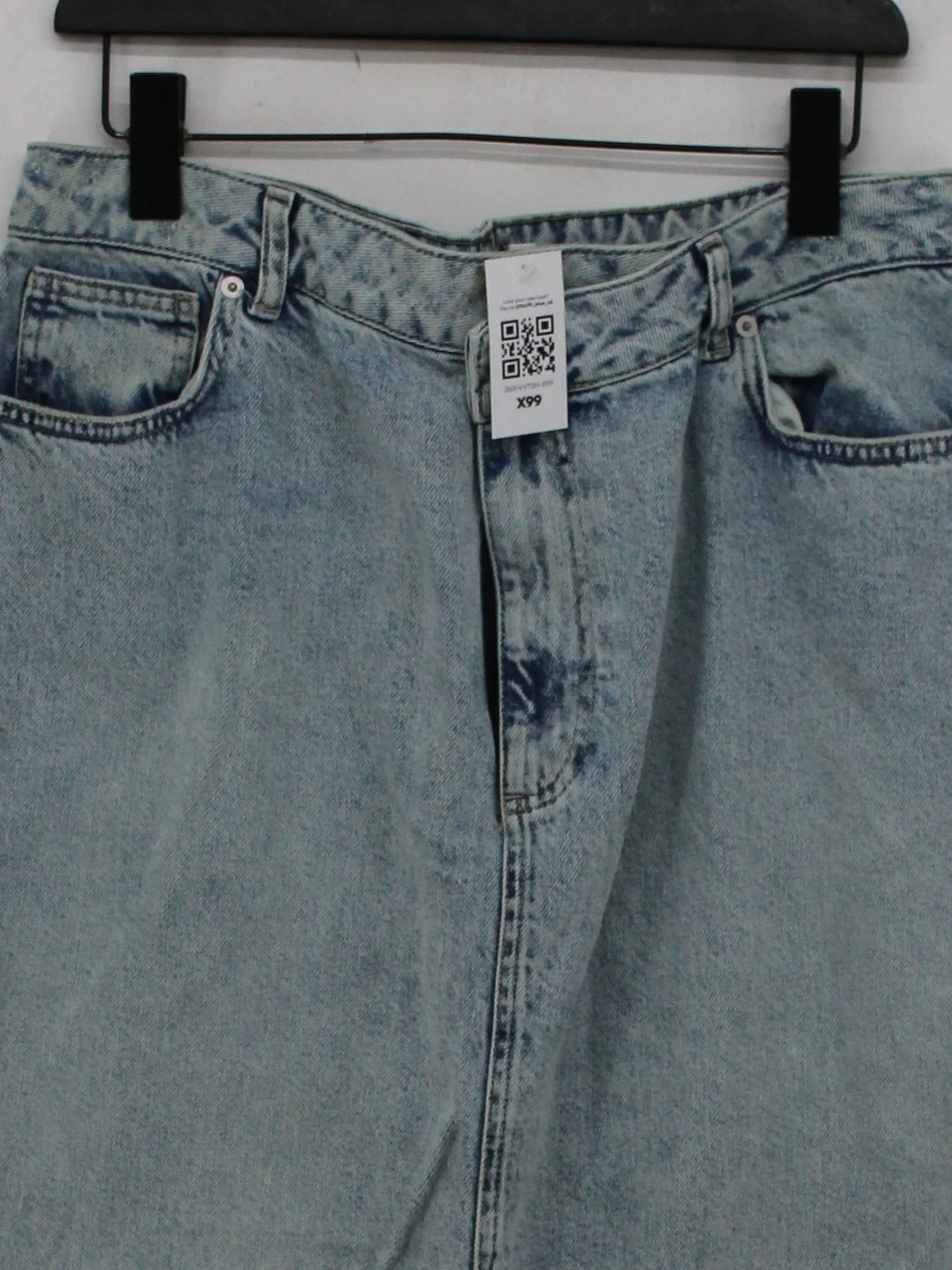 Mint Velvet Women's Maxi Skirt UK 18 Blue 100% Cotton Long Maxi - Image 3