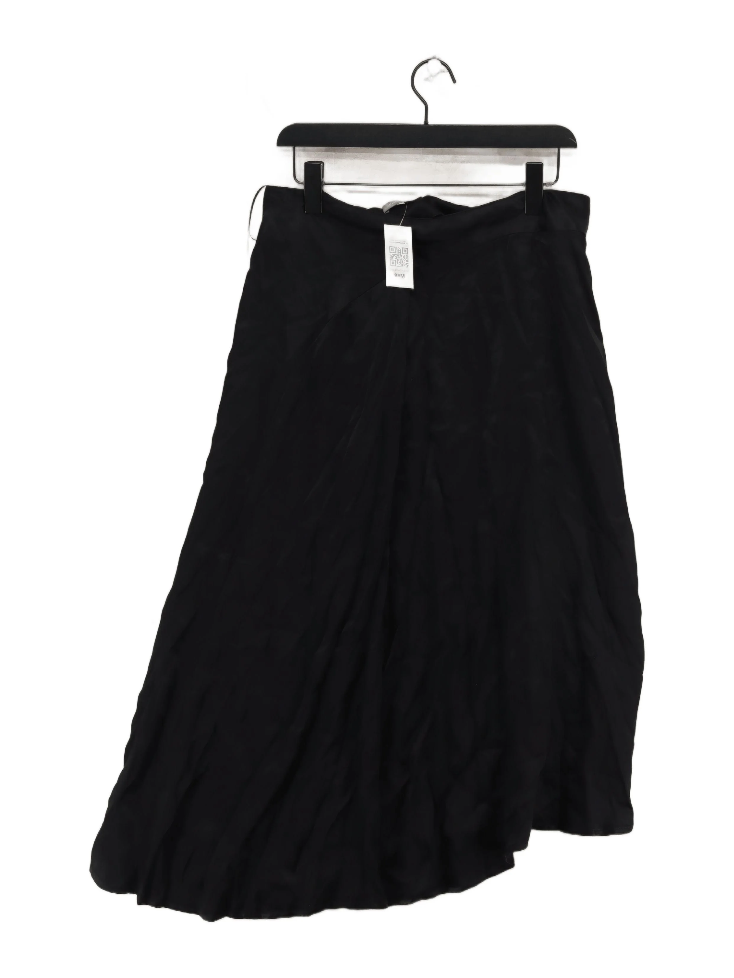 Mint Velvet Women's Midi Skirt L Black 100% Viscose Midi A-Line