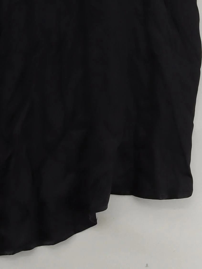 Mint Velvet Women's Midi Skirt L Black 100% Viscose Midi A-Line - Image 4