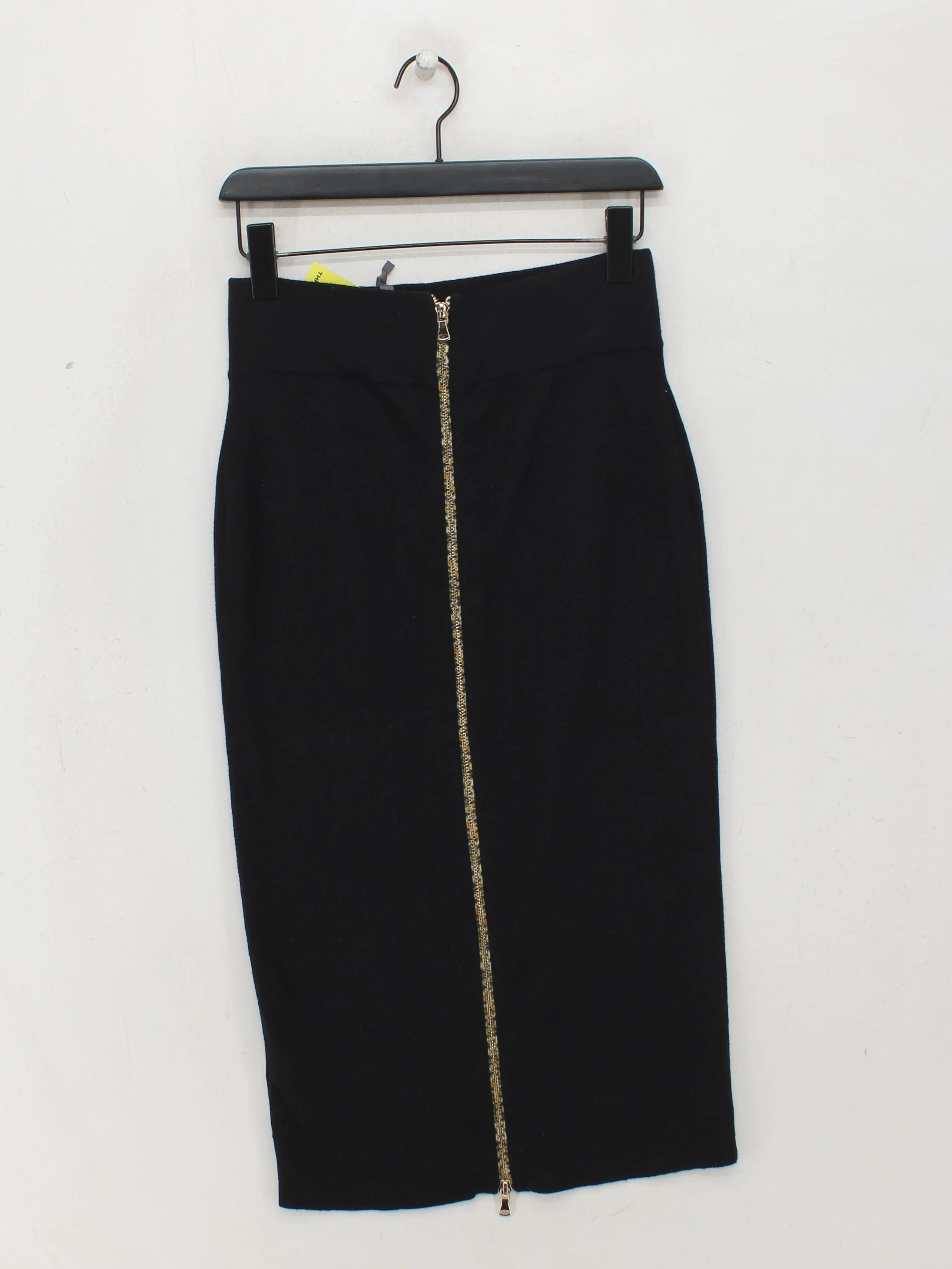 Mint Velvet Women's Midi Skirt UK 10 Black Cotton - Image 2