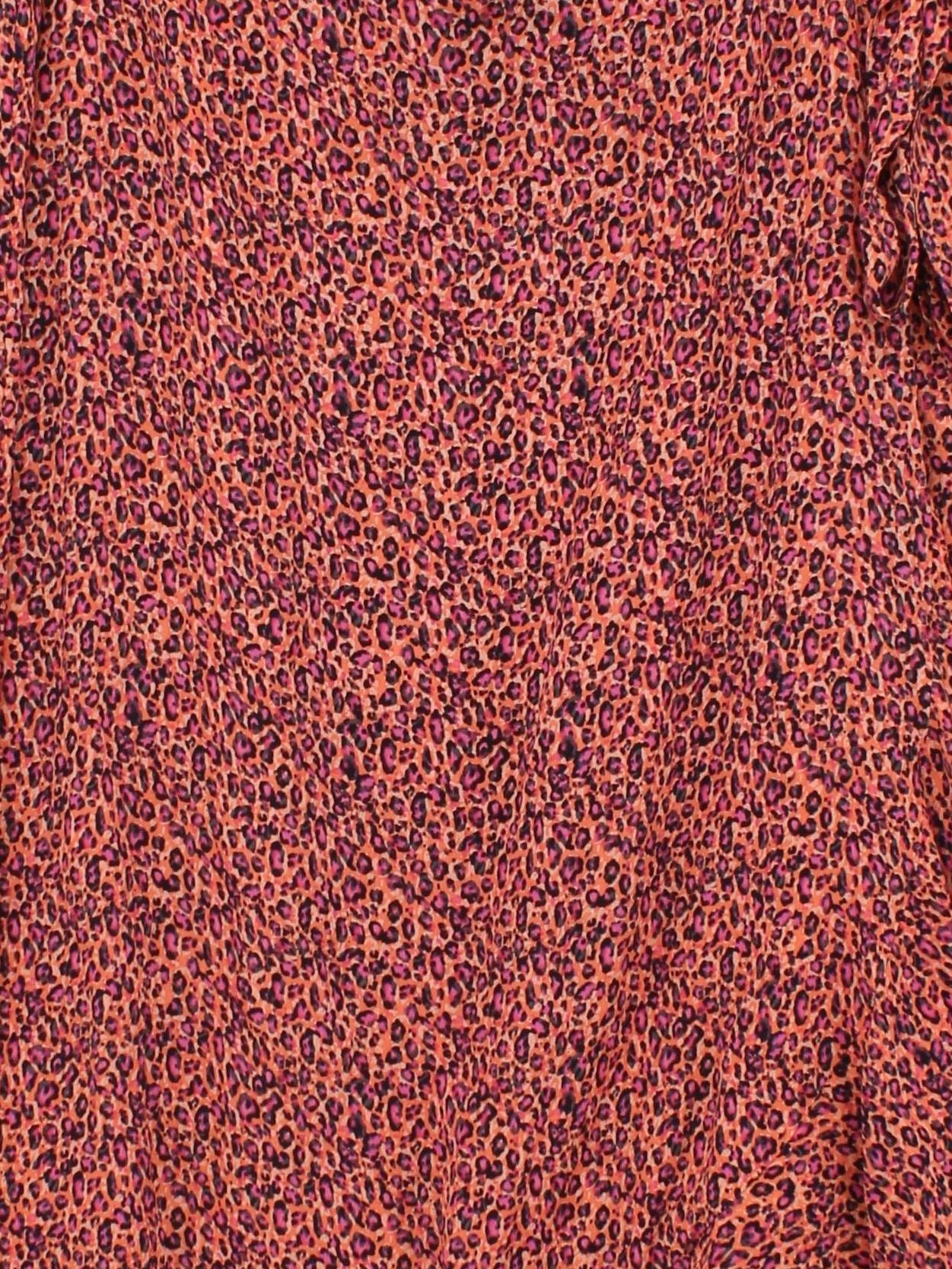 Mint Velvet Women's Midi Skirt UK 14 Orange Viscose with Polyester Wrap - Image 3