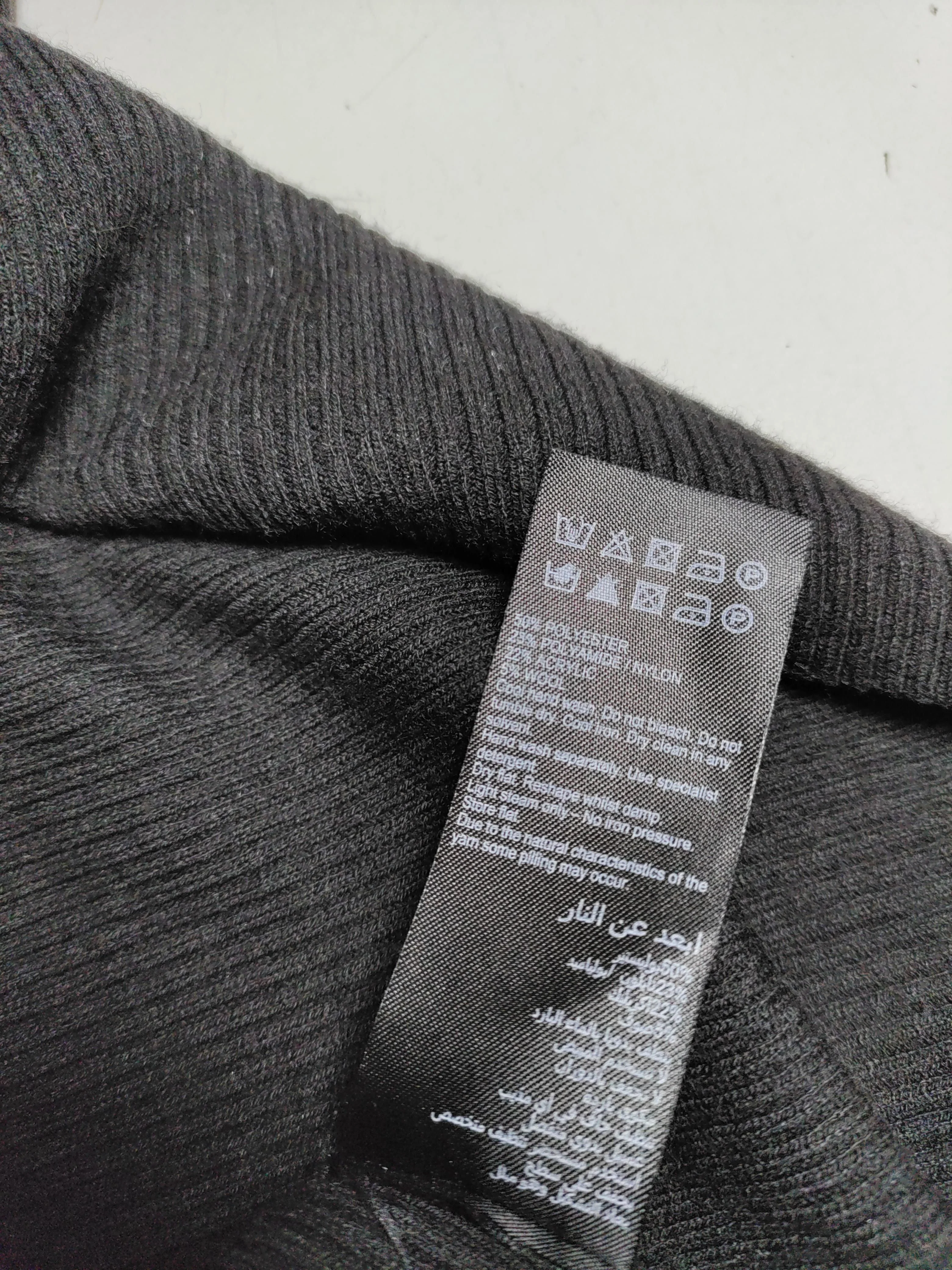 Mint Velvet Women's Polo S Black Polyester with Nylon Long Sleeve Collared Basic - Image 6