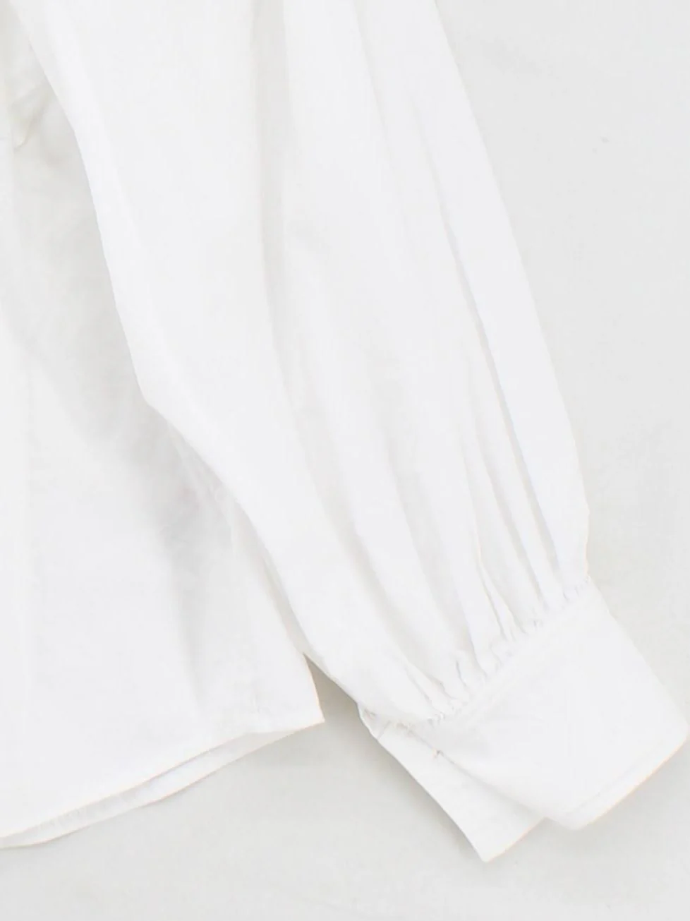 Mint Velvet Women's Shirt M White 100% Cotton Long Sleeve Collared Basic - Image 4
