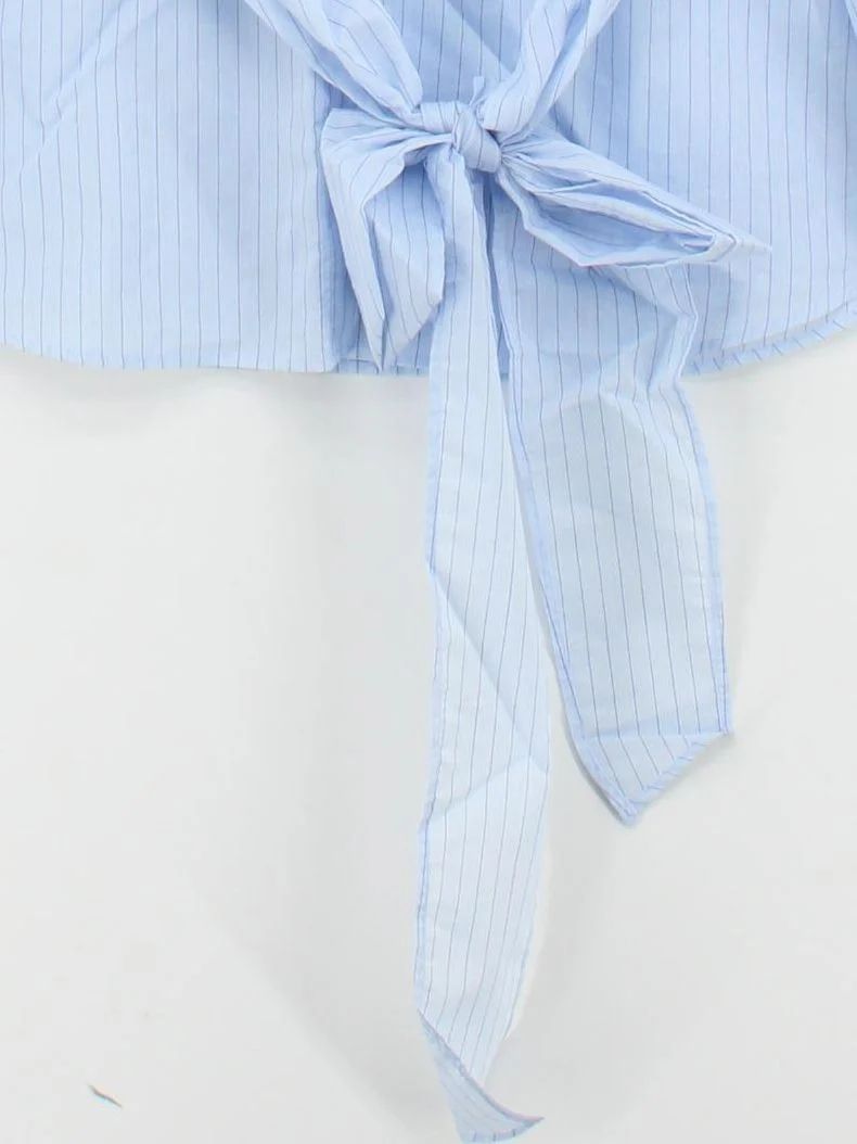 Mint Velvet Women's Shirt UK 12 Blue Cotton with Polyamide Basic New with tags - Image 4