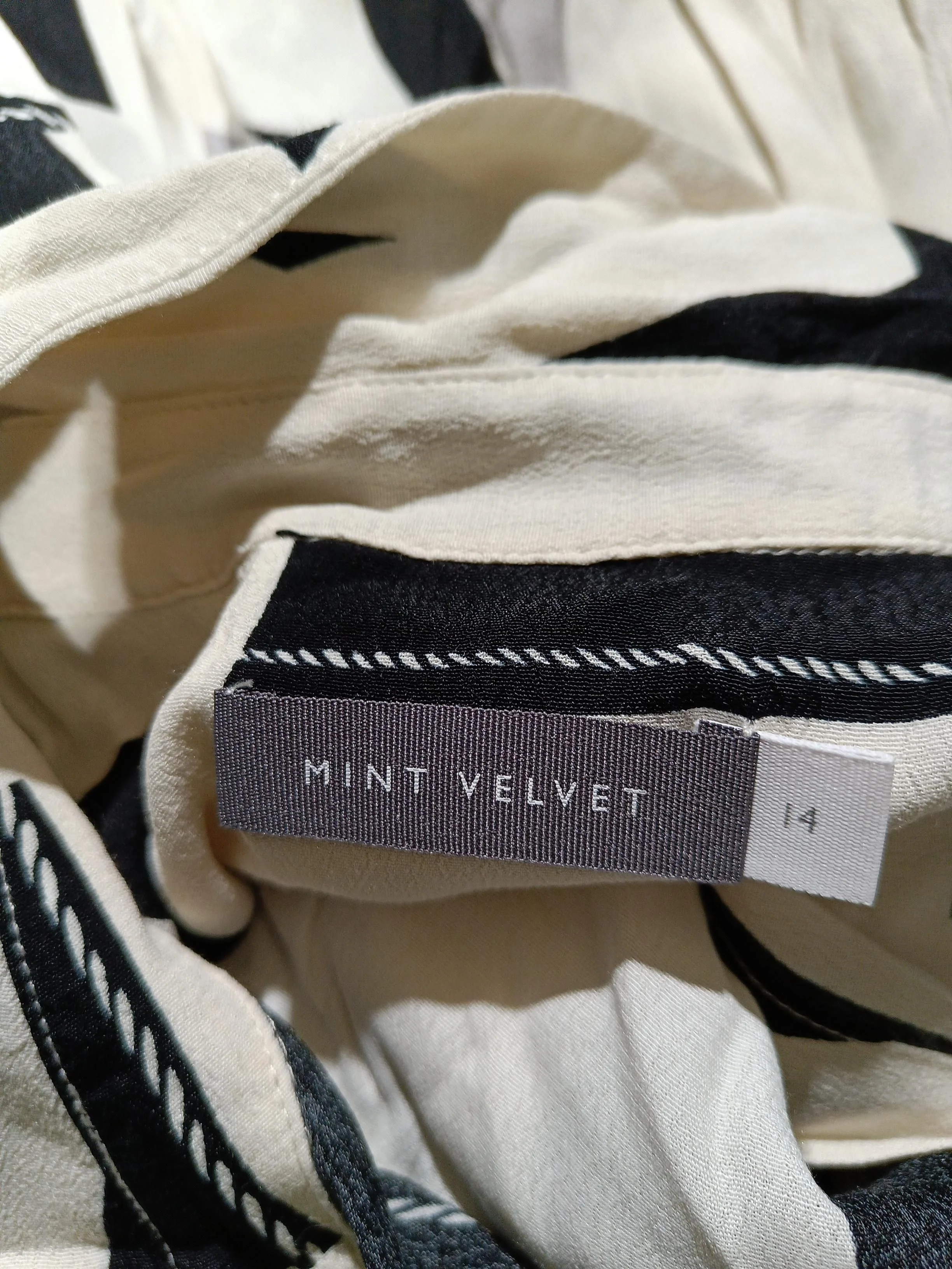Mint Velvet Women's Shirt UK 14 Multi 100% Viscose Basic - Image 5