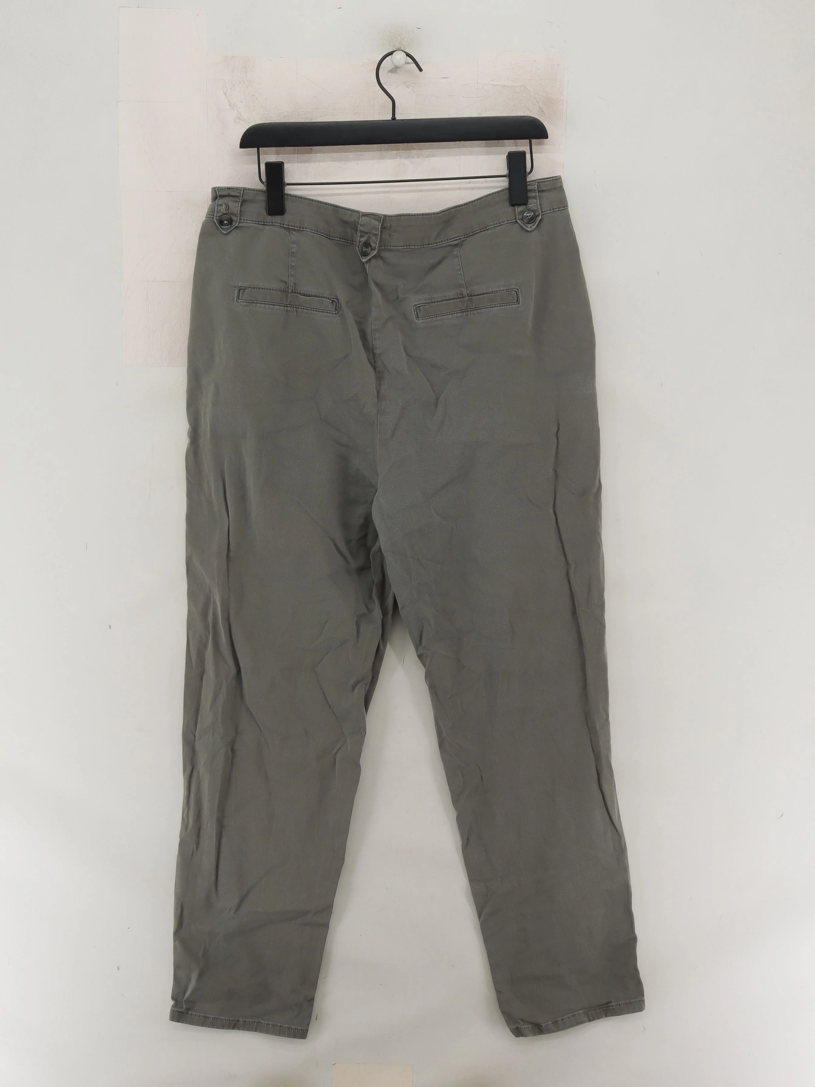 Mint Velvet Women's Sports Bottoms UK 16 Green Cotton with Elastane Sweatpants - Image 2