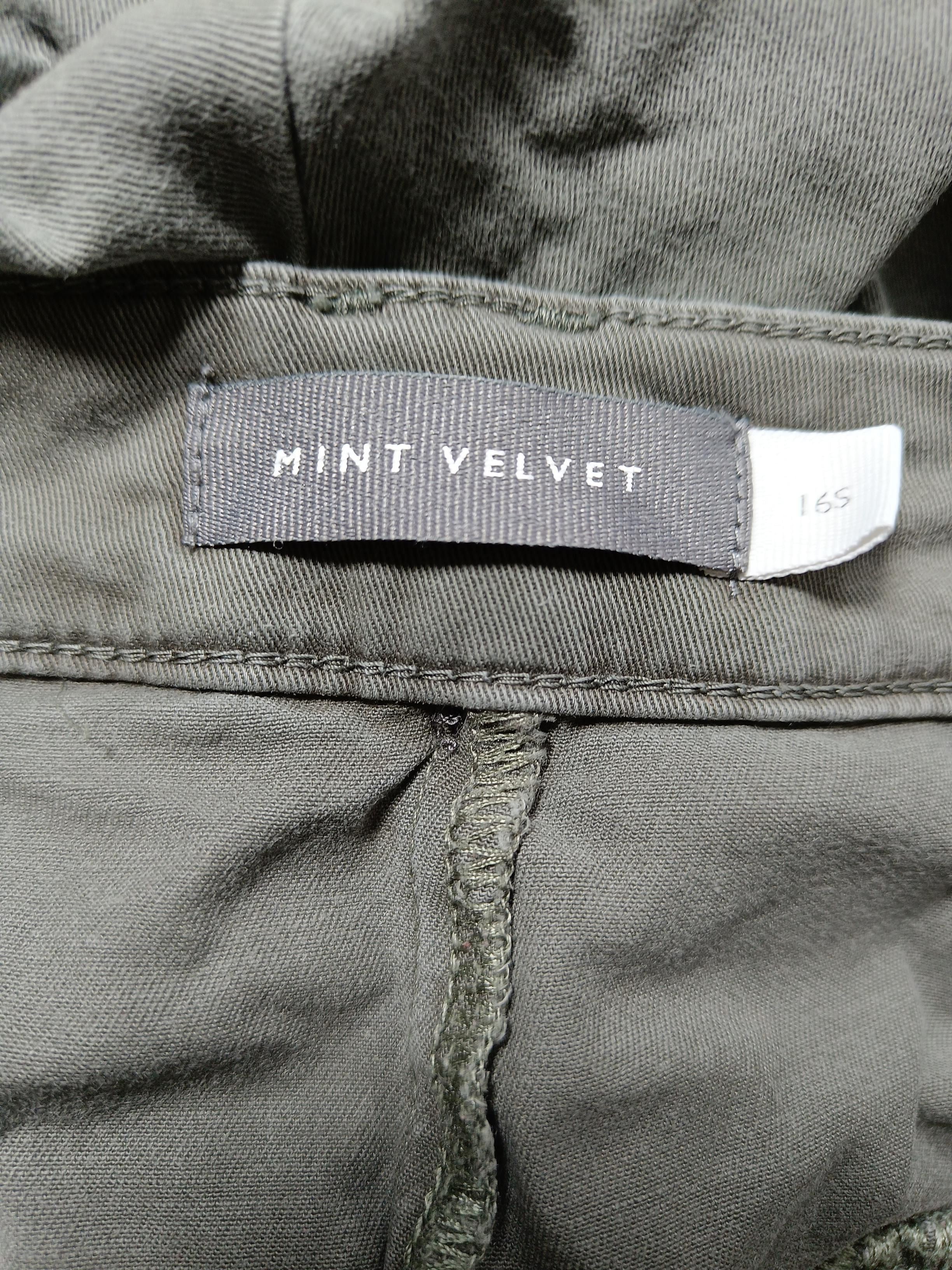 Mint Velvet Women's Sports Bottoms UK 16 Green Cotton with Elastane Sweatpants - Image 6