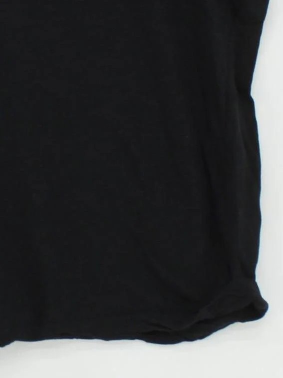 Mint Velvet Women's T-Shirt L Black 100% Cotton Basic - Image 4