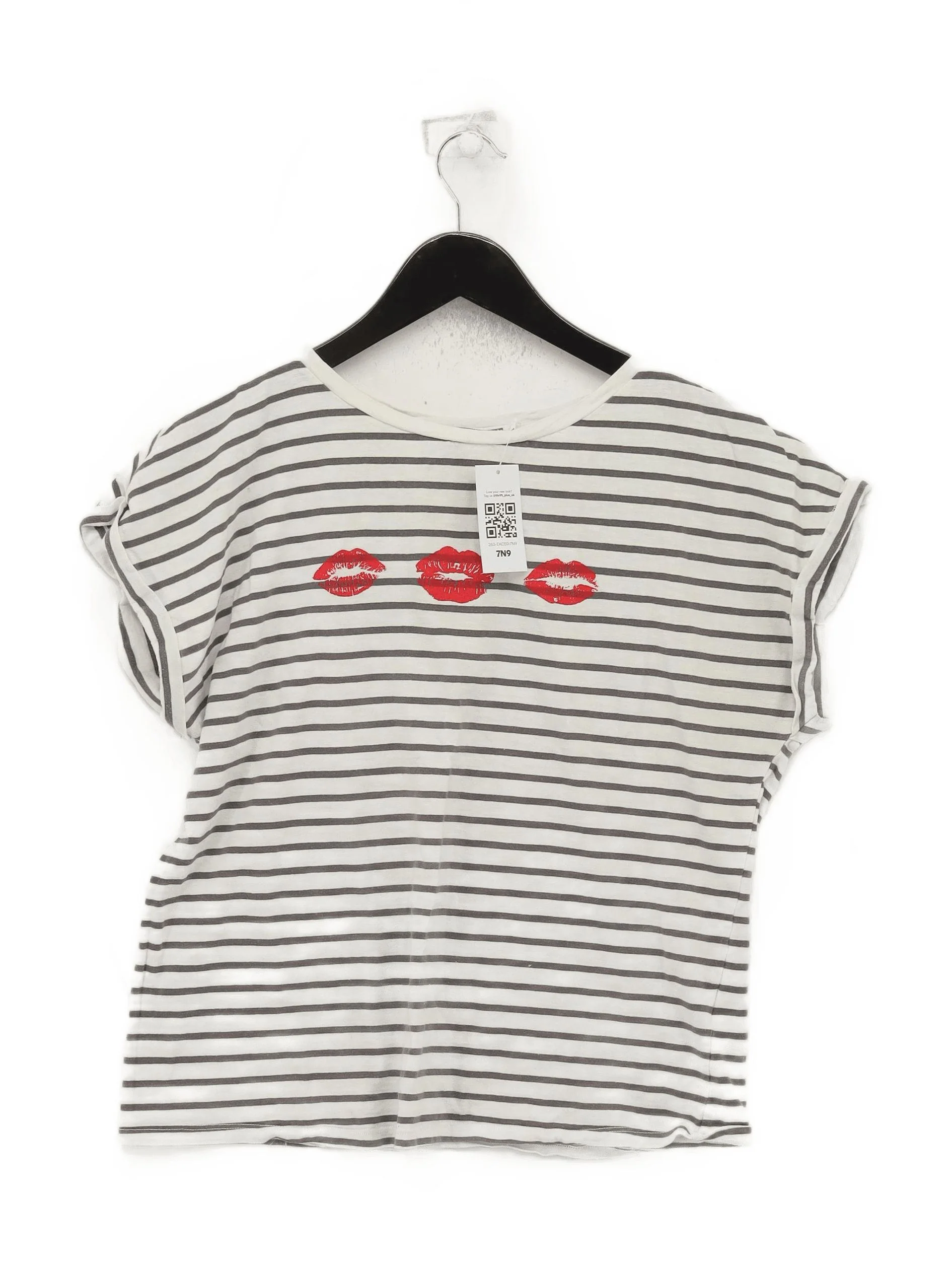 Mint Velvet Women's T-Shirt M White 100% Cotton Basic