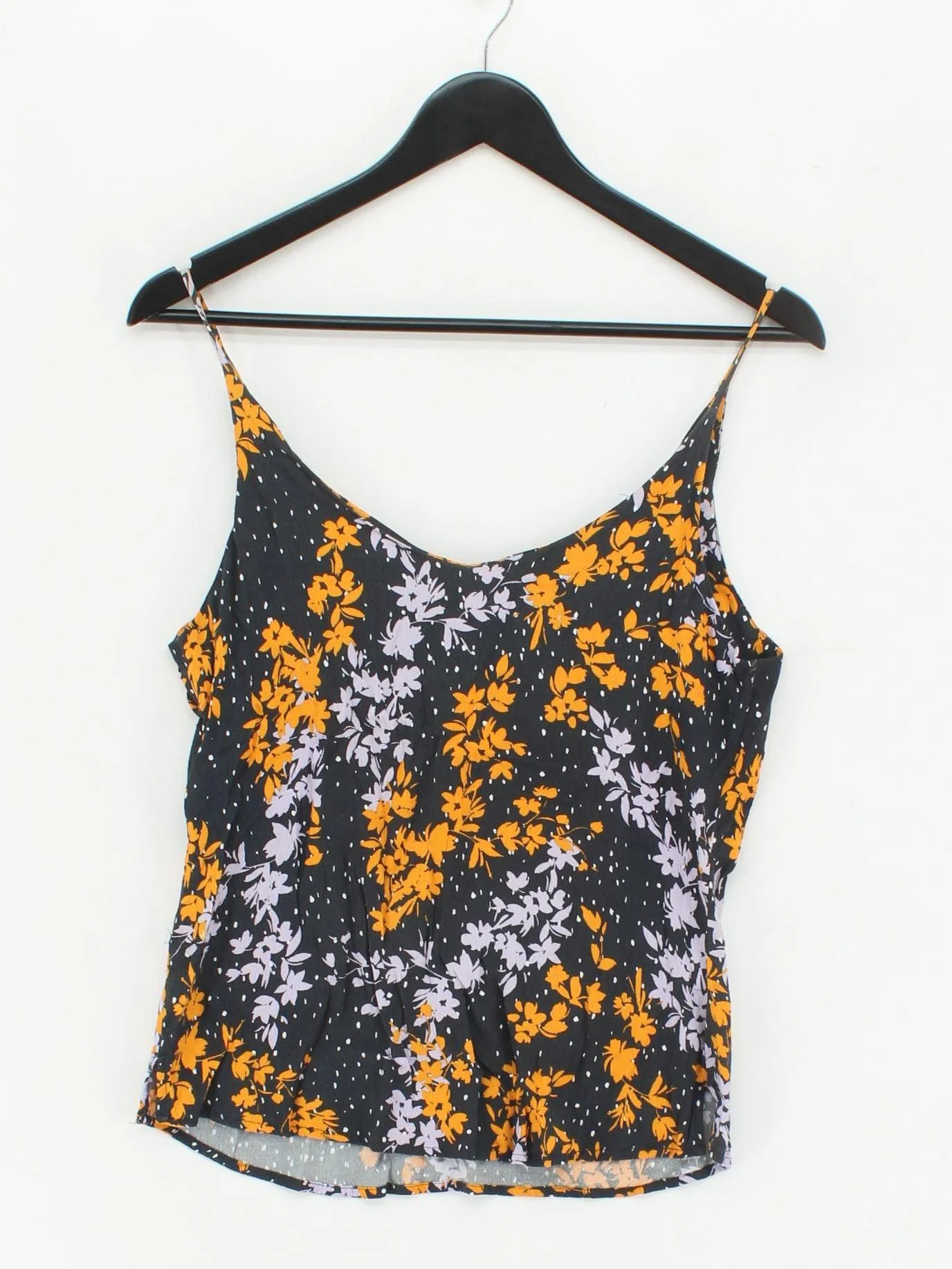 Mint Velvet Women's T-Shirt S Black 100% Viscose Camisole - Image 2
