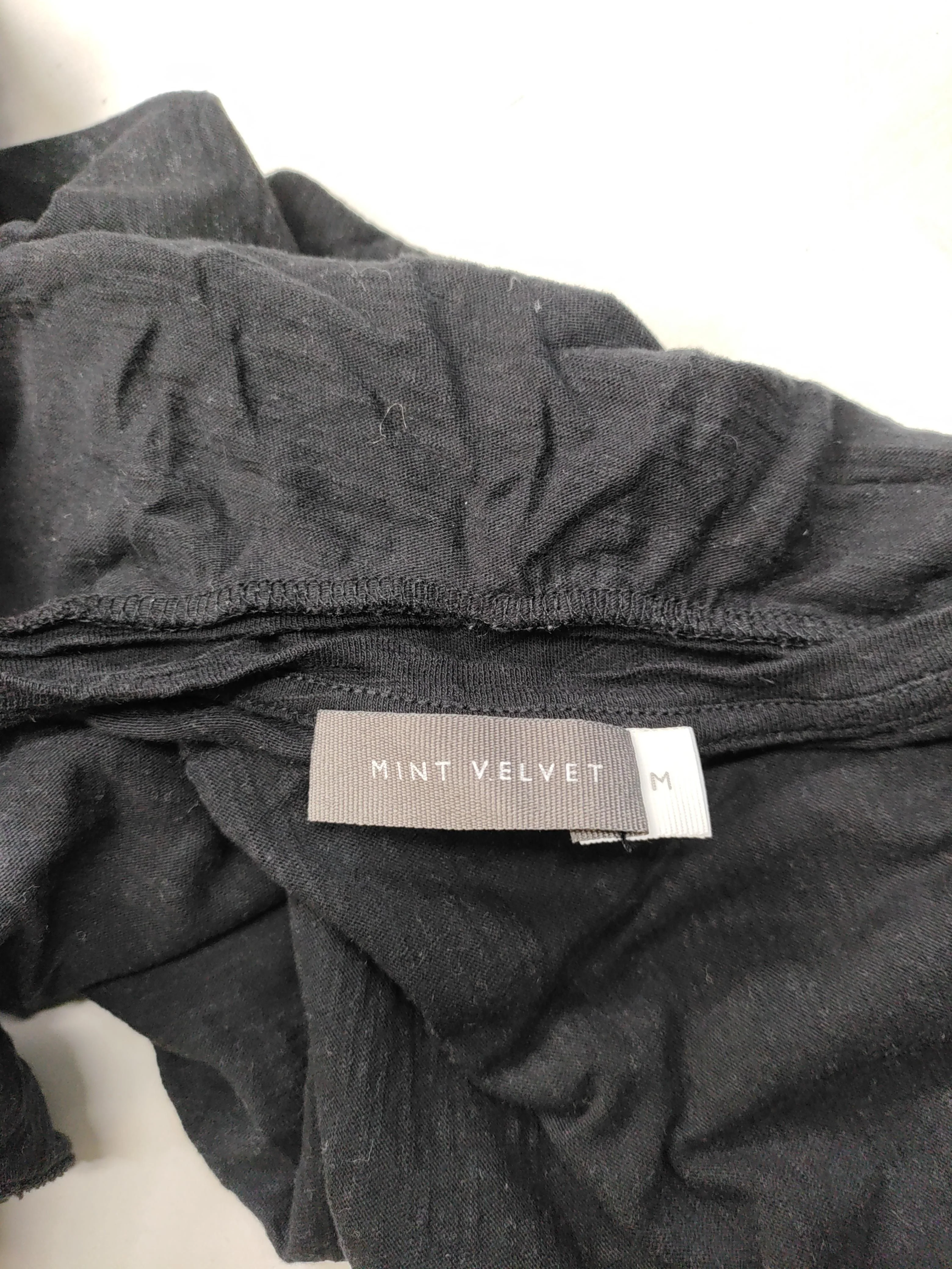 Mint Velvet Women's T-Shirt UK 10 Black 100% Cotton Basic - Image 5