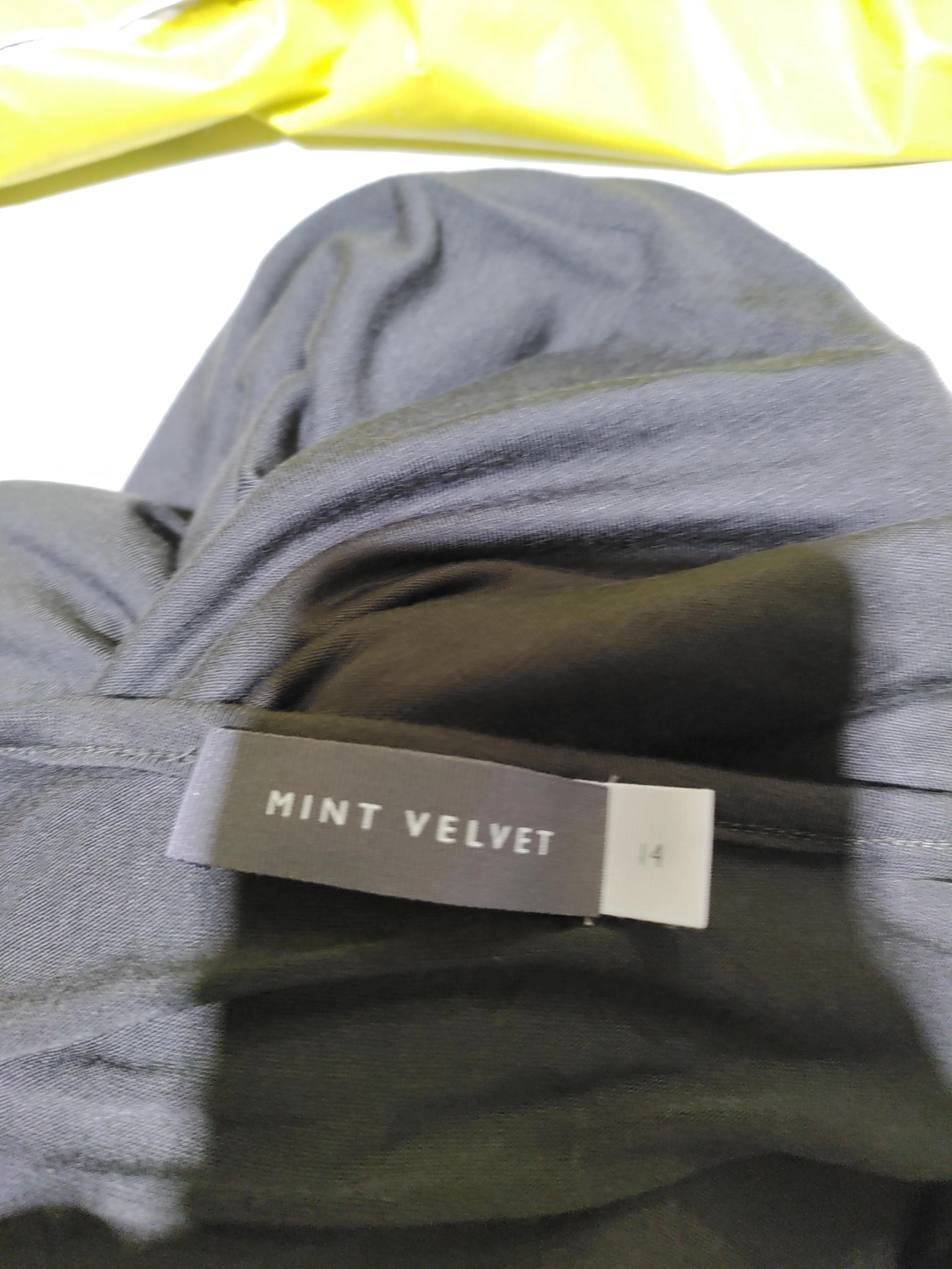 Mint Velvet Women's T-Shirt UK 14 Grey Polyamide with Viscose, Elastane Basic - Image 5