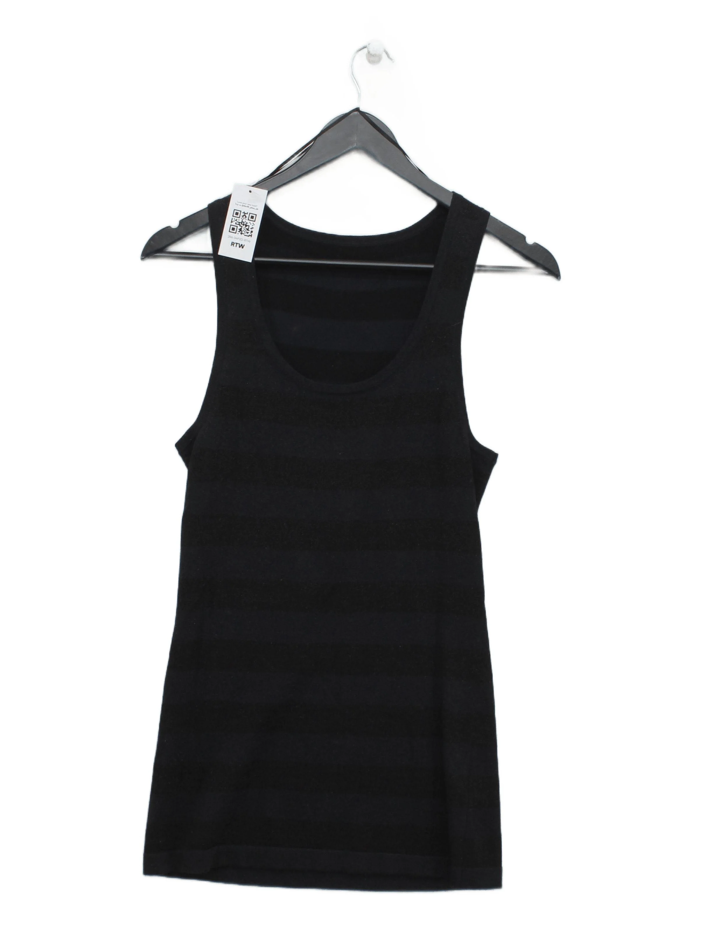Mint Velvet Women's T-Shirt UK 8 Black Polyester