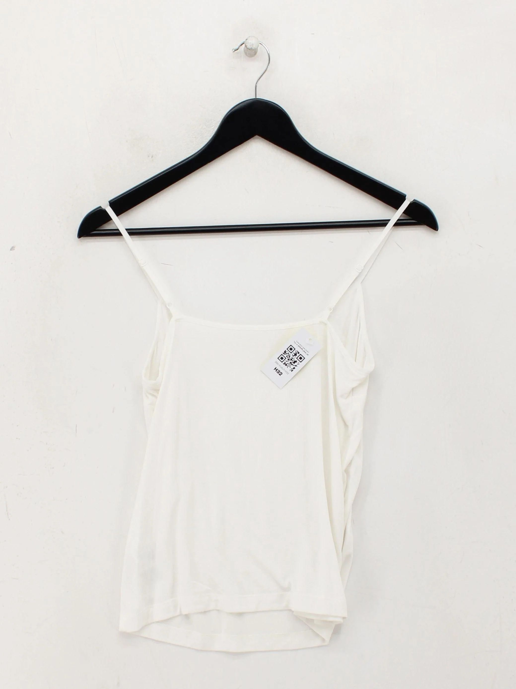 Mint Velvet Women's T-Shirt UK 8 White Viscose with Elastane Camisole - Image 2