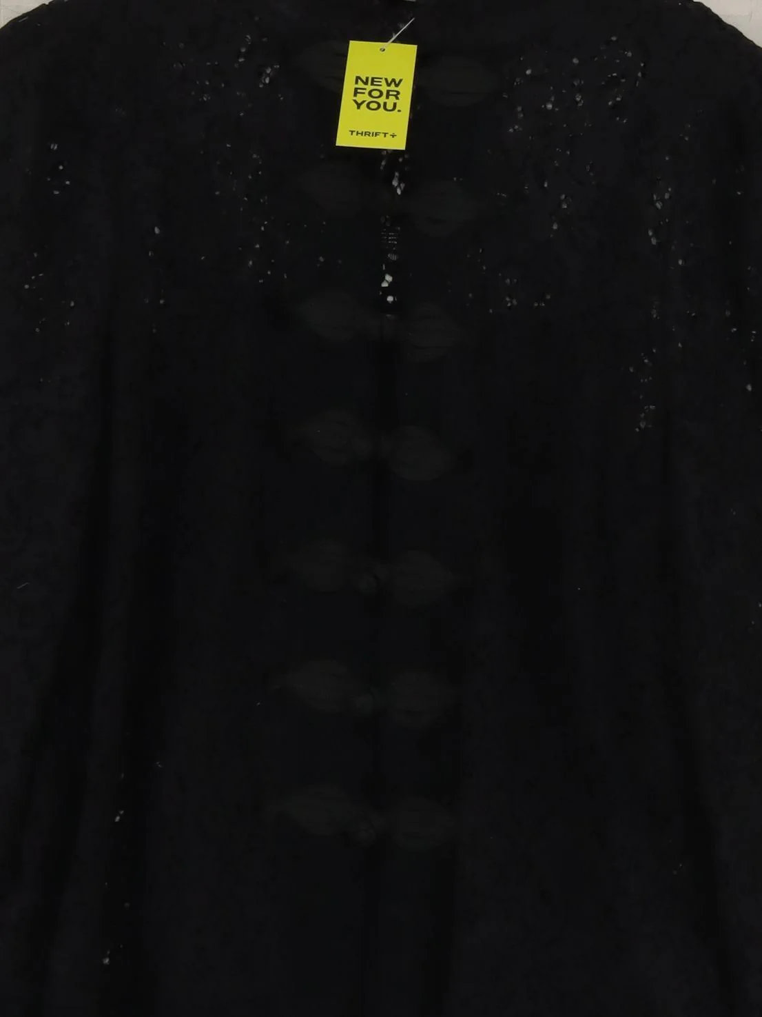 Mint Velvet Women's Top L Black Viscose with Polyester Basic - Image 3