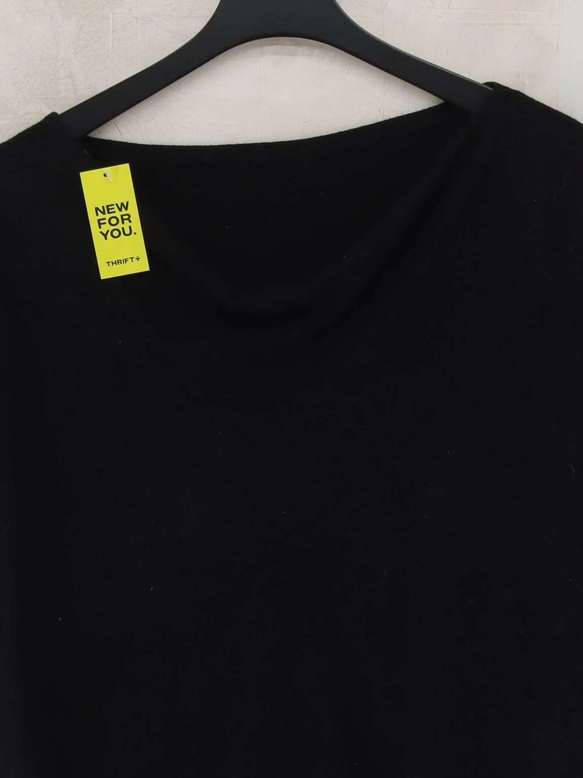 Mint Velvet Women's Top M Black Cotton with Viscose, Polyamide, Cashmere Basic - Image 3