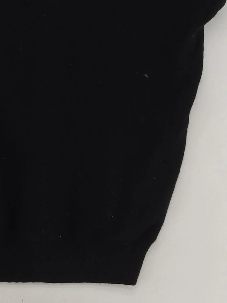 Mint Velvet Women's Top M Black Cotton with Viscose, Polyamide, Cashmere Basic - Image 4