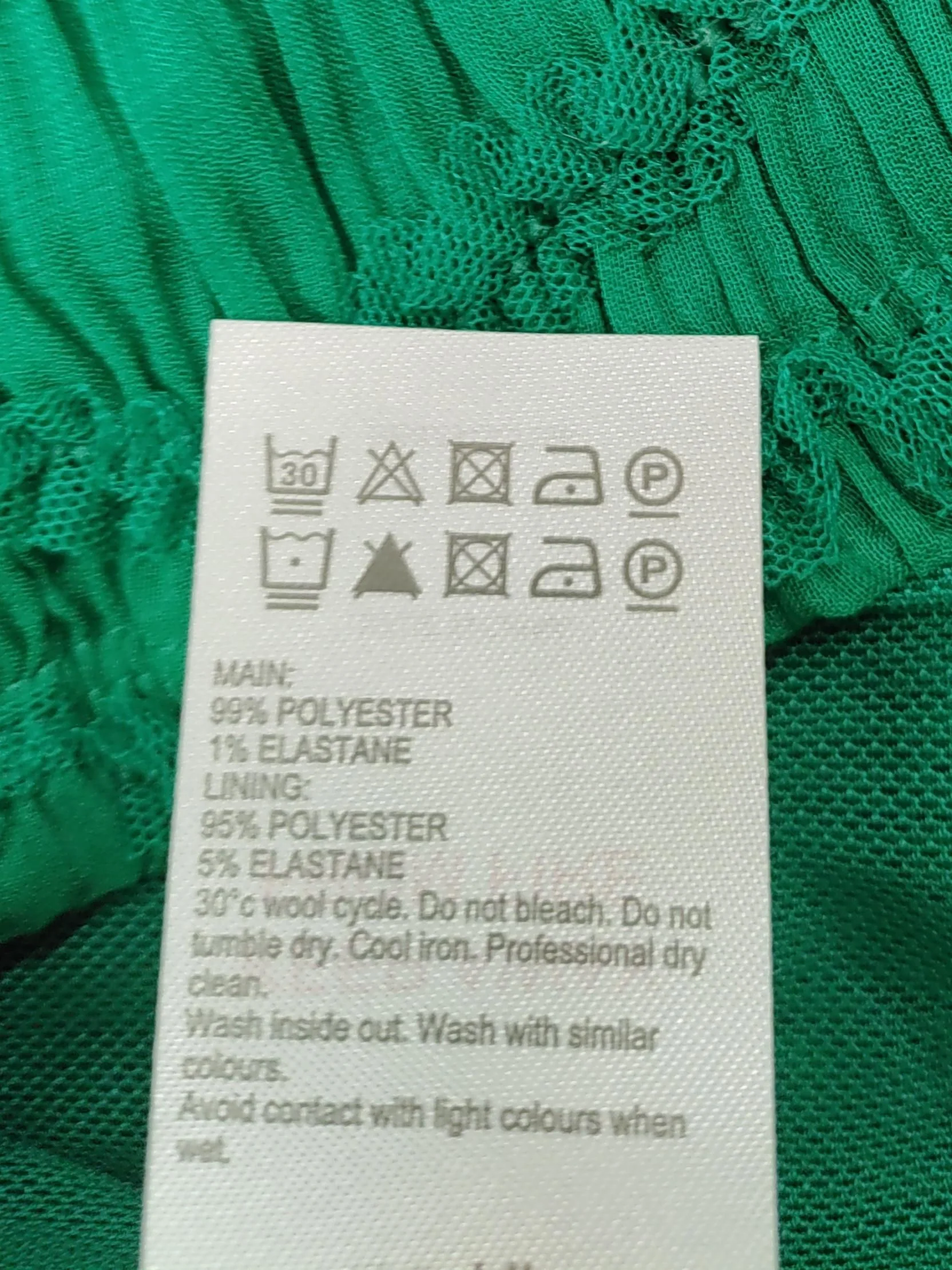 Mint Velvet Women's Top M Green Polyester with Elastane Basic - Image 6