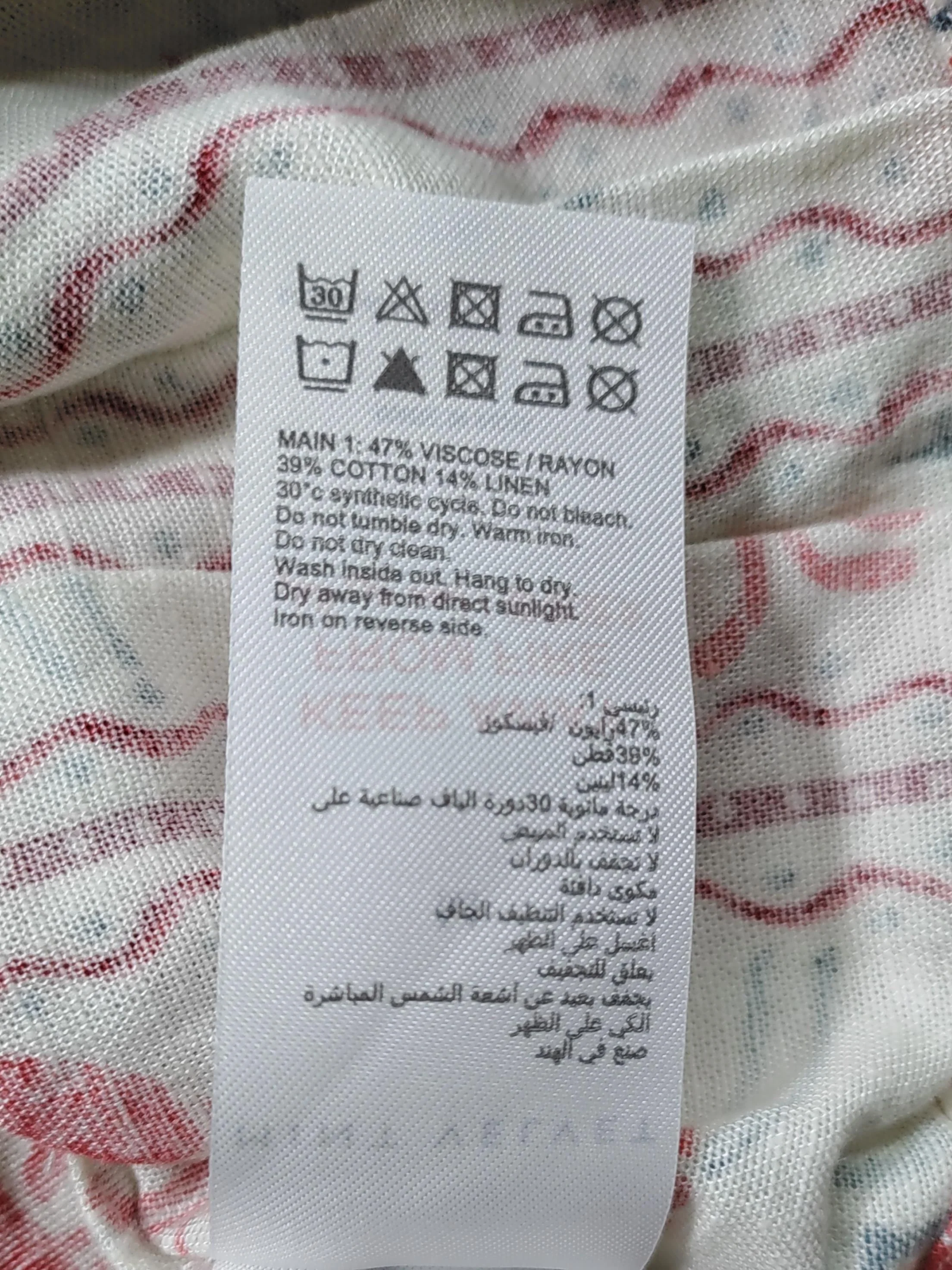 Mint Velvet Women's Top M White Viscose with Cotton, Linen Basic New with tags - Image 6