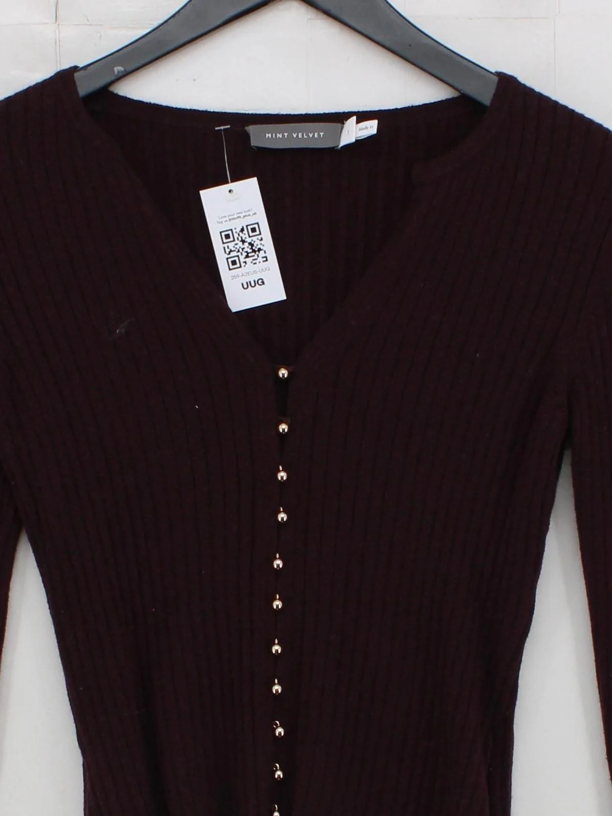 Mint Velvet Women's Top S Red Cotton - Image 3