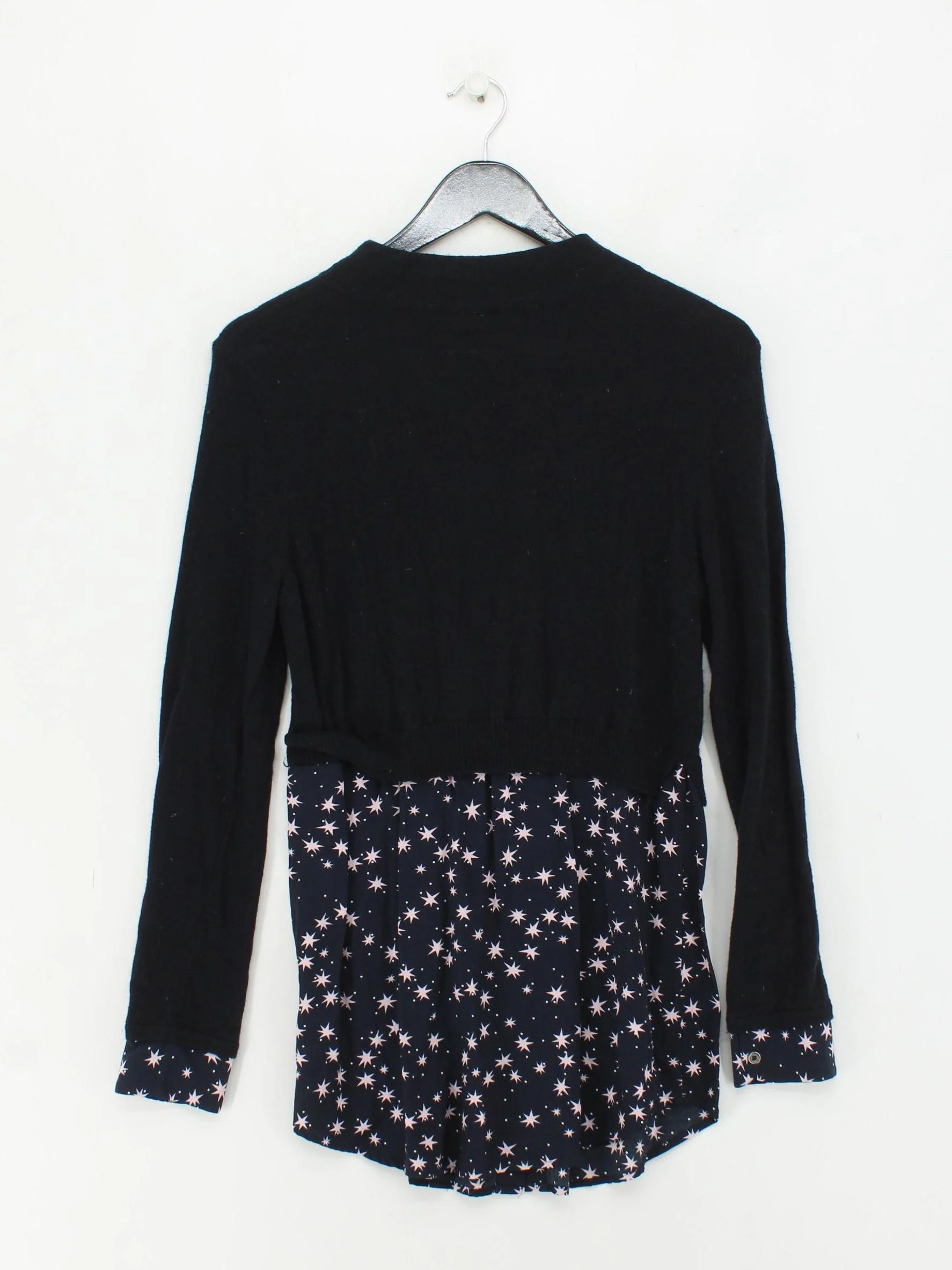 Mint Velvet Women's Top UK 10 Black Cotton with Viscose Basic - Image 2