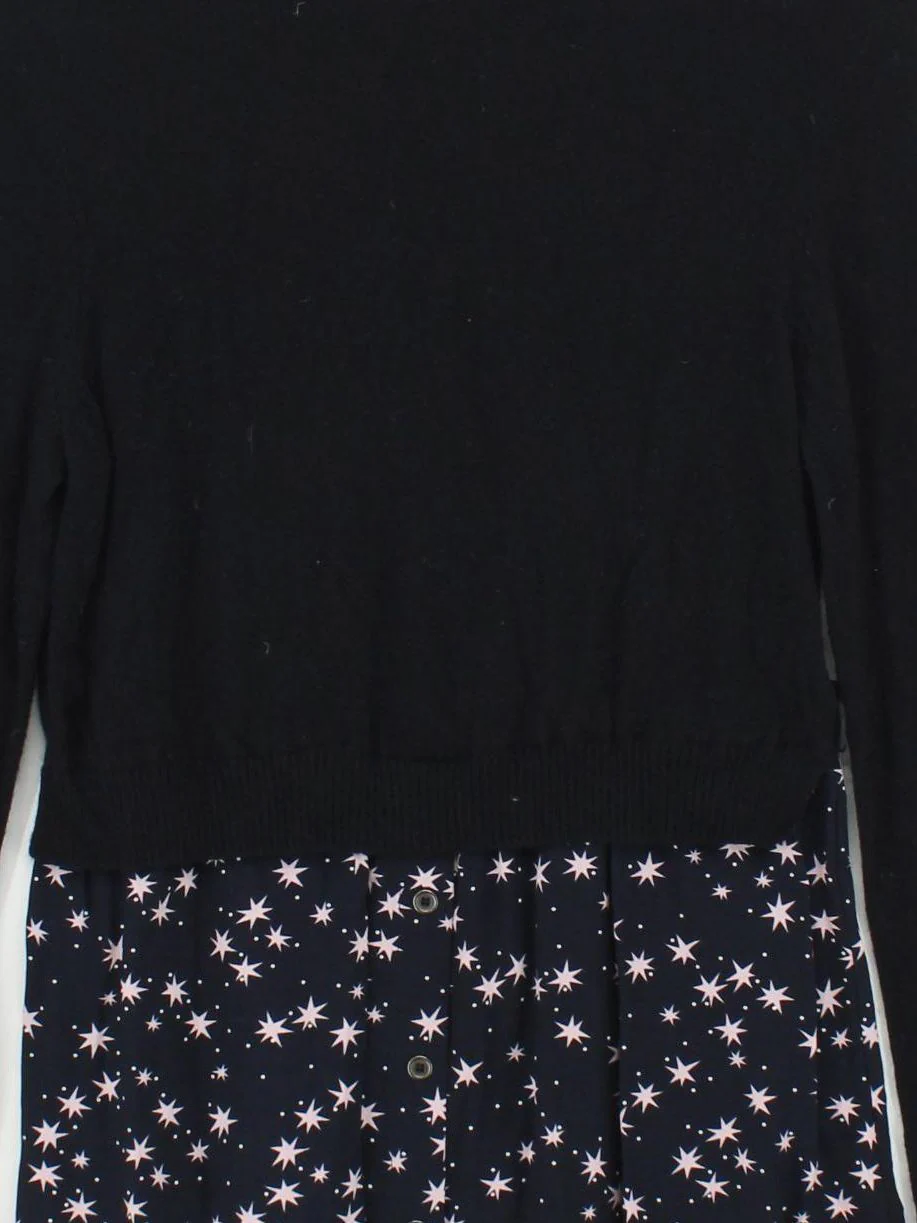 Mint Velvet Women's Top UK 10 Black Cotton with Viscose Basic - Image 3