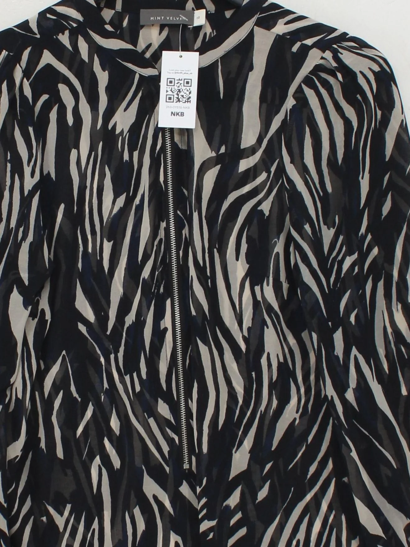 Mint Velvet Women's Top UK 10 Multi 100% Polyester Basic - Image 3