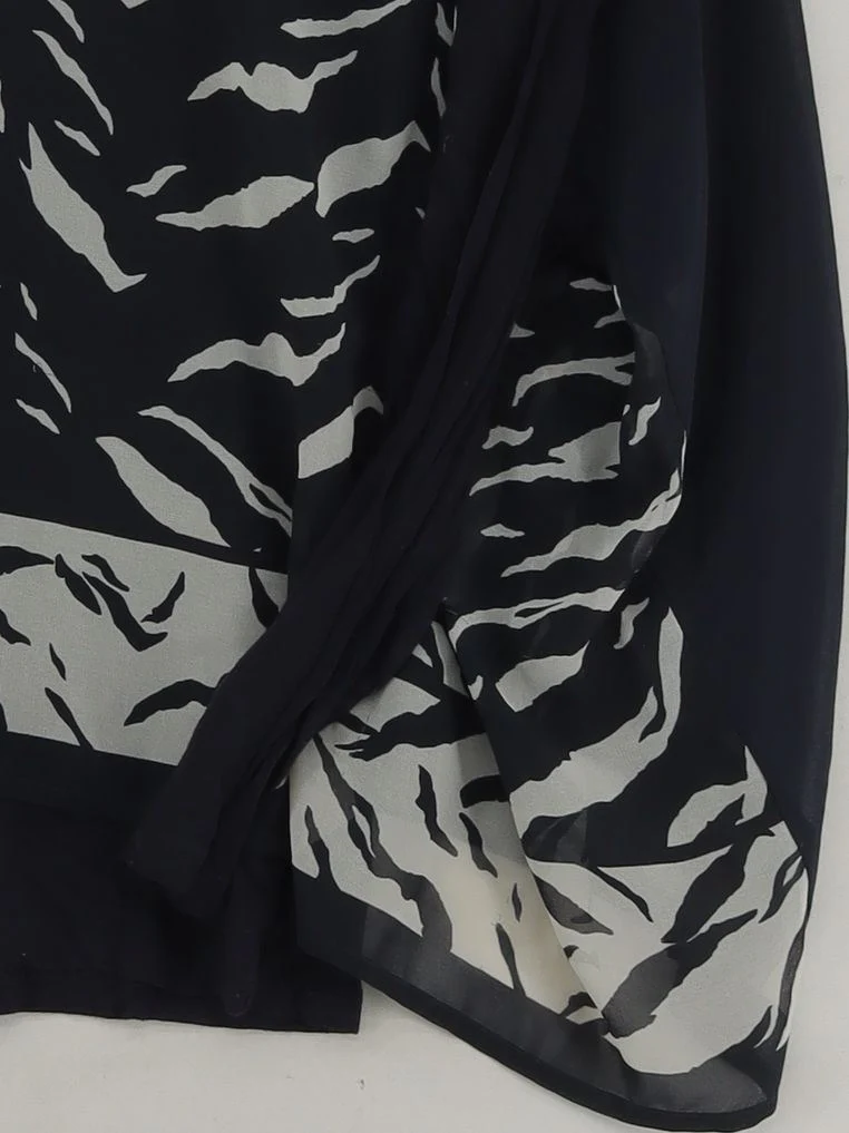 Mint Velvet Women's Top UK 12 Black Polyester with Viscose, Elastane Basic - Image 4