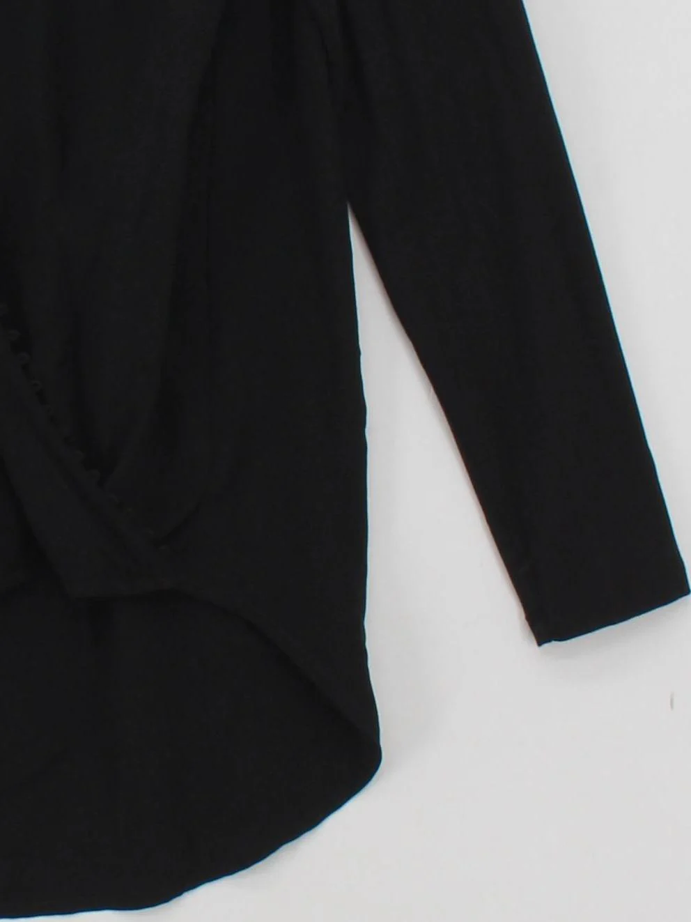 Mint Velvet Women's Top UK 12 Black Viscose with Elastane Basic - Image 4
