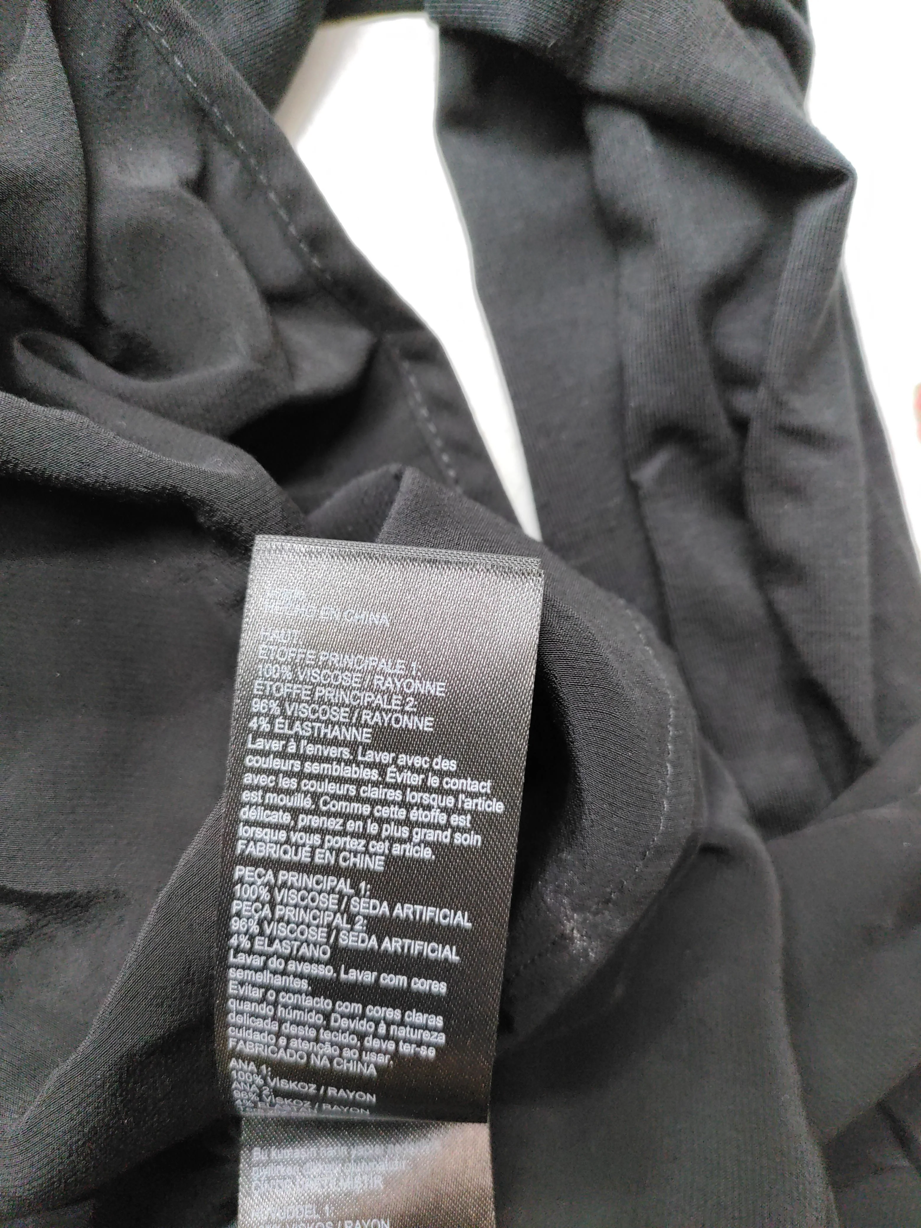 Mint Velvet Women's Top UK 12 Black Viscose with Elastane Basic - Image 6