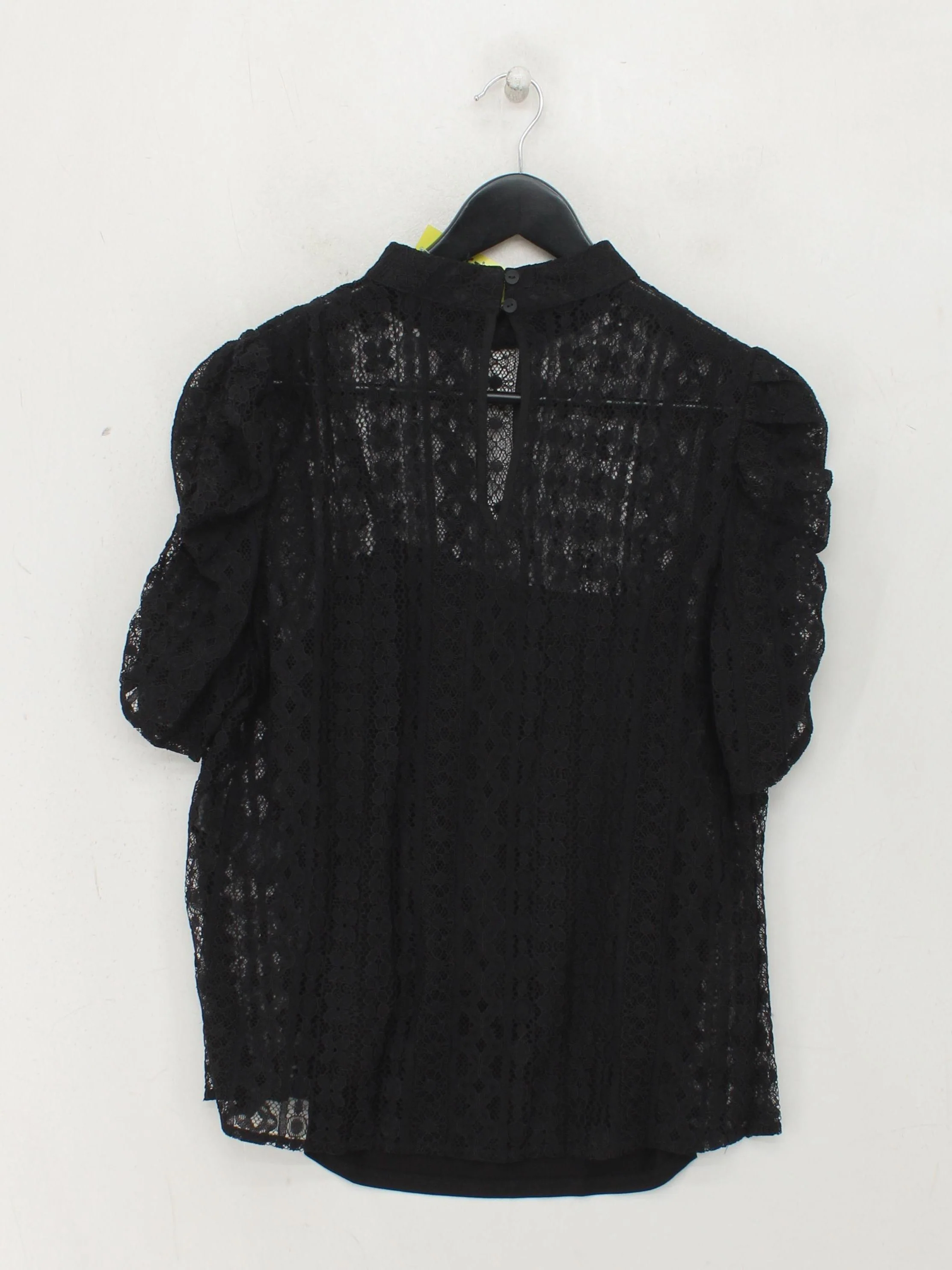 Mint Velvet Women's Top UK 14 Black Viscose with Elastane Basic - Image 2