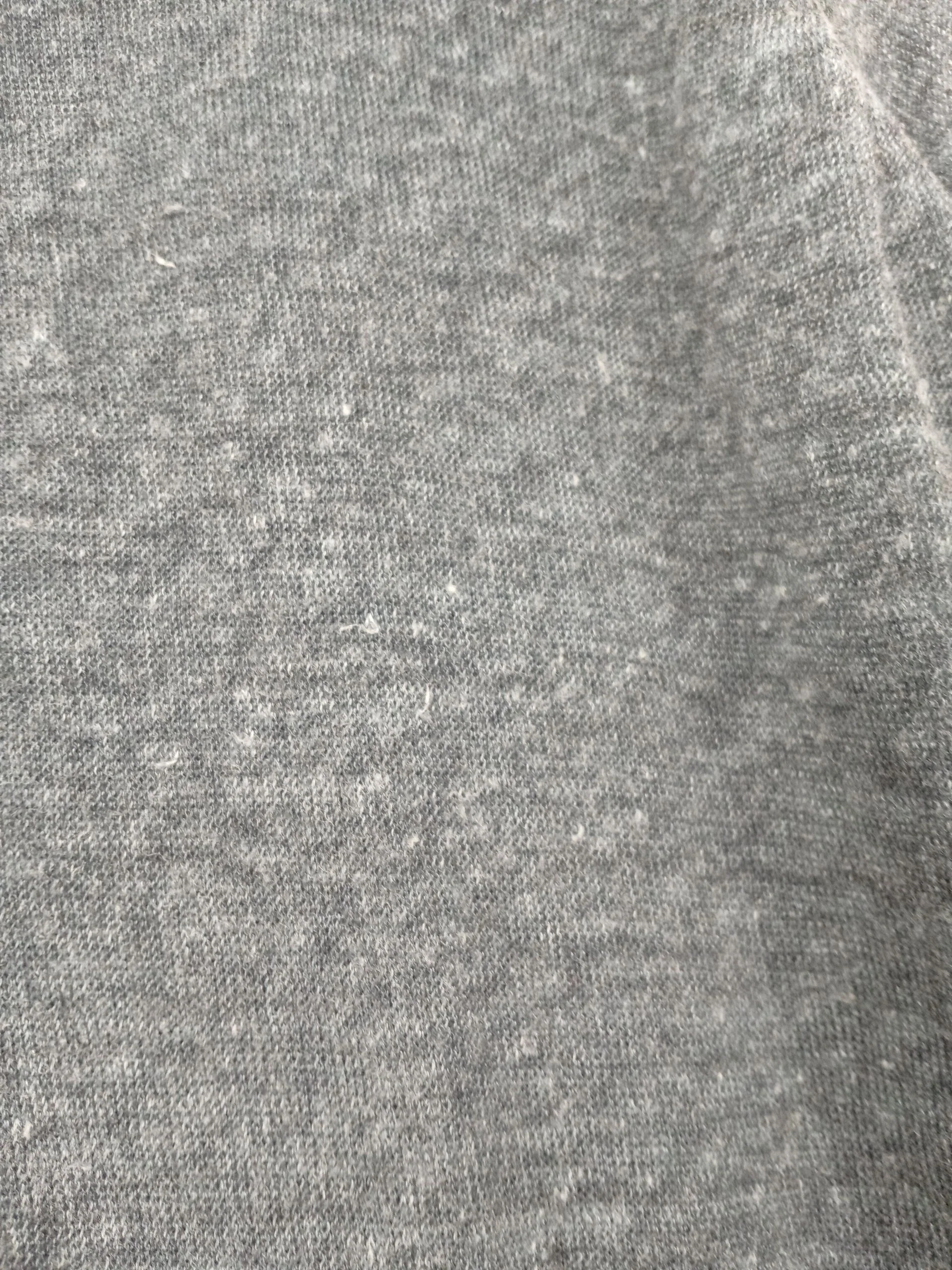 Mint Velvet Women's Top UK 14 Grey Linen with Polyester Jersey - Image 5