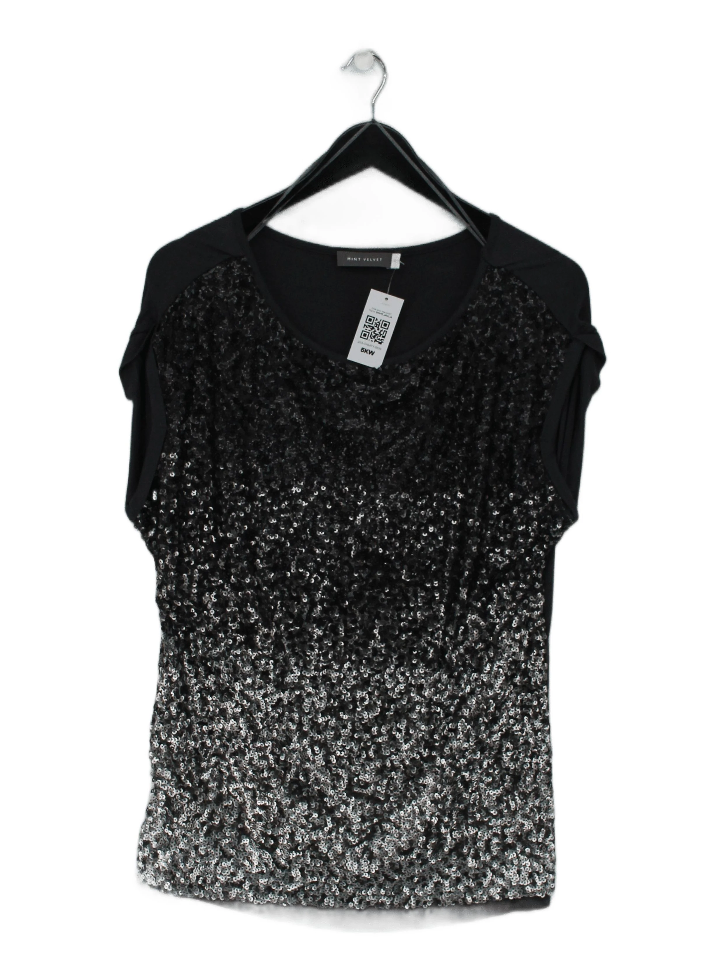 Mint Velvet Women's Top UK 14 Multi Nylon with Viscose, Elastane Basic
