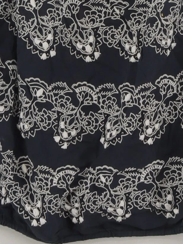 Mint Velvet Women's Top UK 16 Blue Viscose with Cotton Basic - Image 4